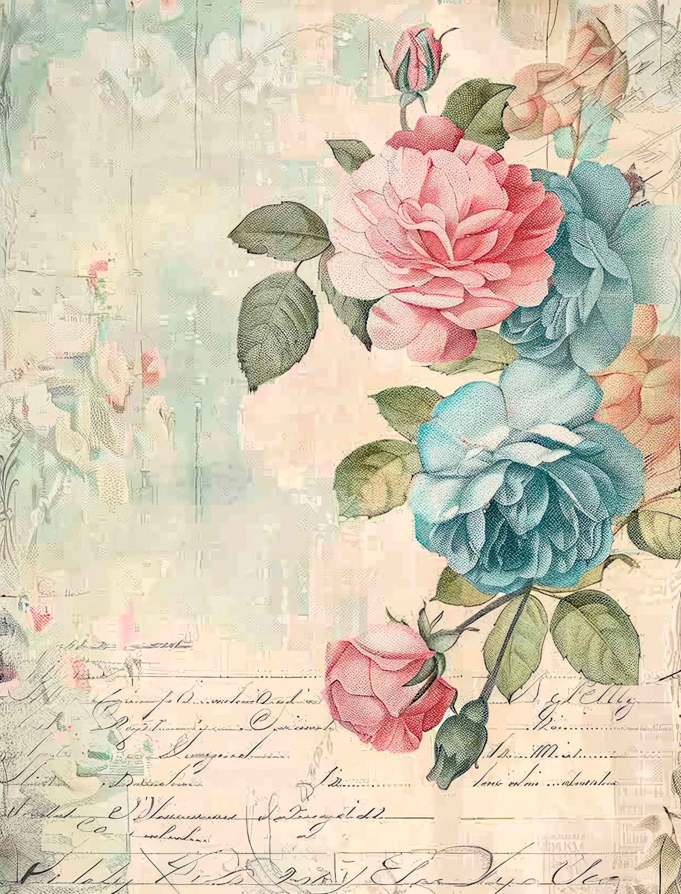 Decoupage Rice Papers - 6 Pieces | 6 Unique Designs | Versatile Decoupage Designs for Art Projects & Crafting by CRAFT KREATIVELY