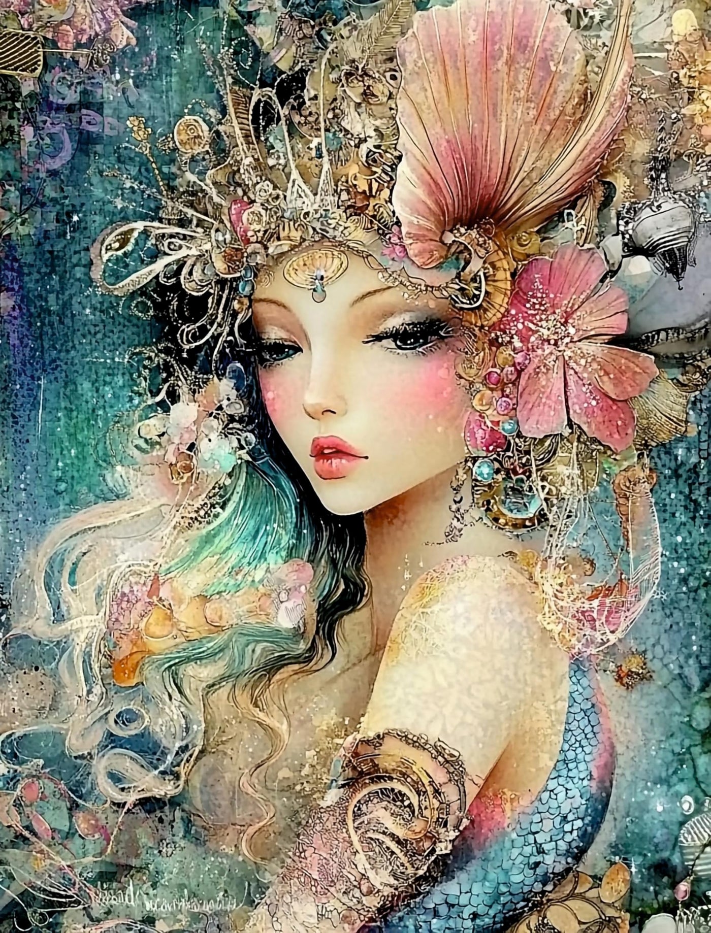 Decoupage Rice Papers - 6 Pieces | 6 Unique Designs | Versatile Decoupage Designs for Art Projects & Crafting by CRAFT KREATIVELY