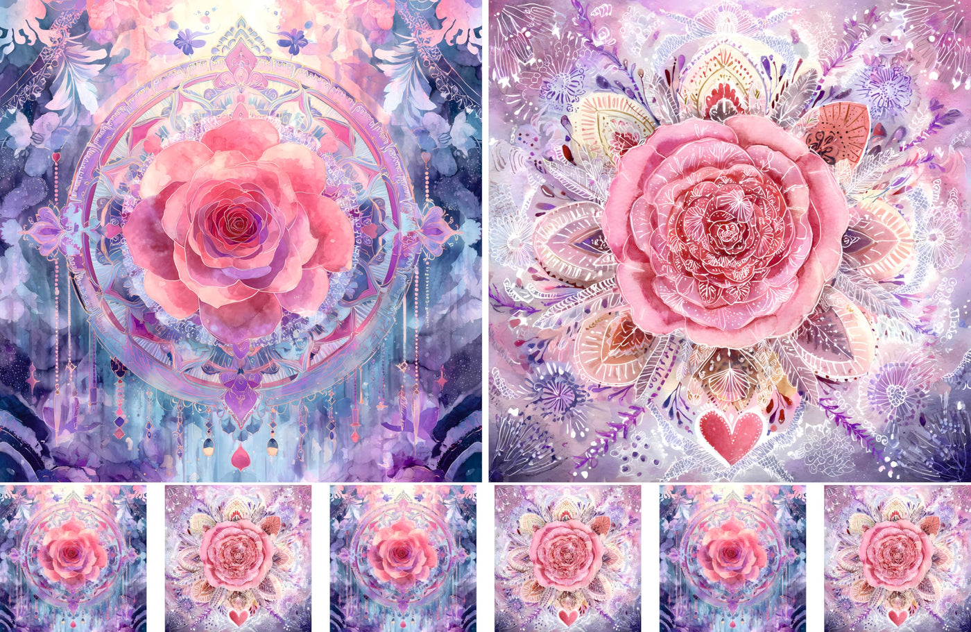 Decoupage Rice Papers - 4 Sheets | 8 Unique Designs | Versatile Christmas Designs for Art Projects & Crafting by CRAFT KREATIVELY