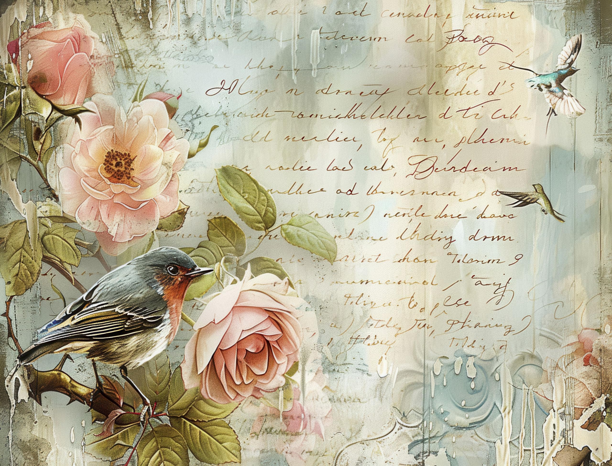 Decoupage Rice Papers - 6 Pieces | 6 Unique Designs | Versatile Decoupage Designs for Art Projects & Crafting by CRAFT KREATIVELY
