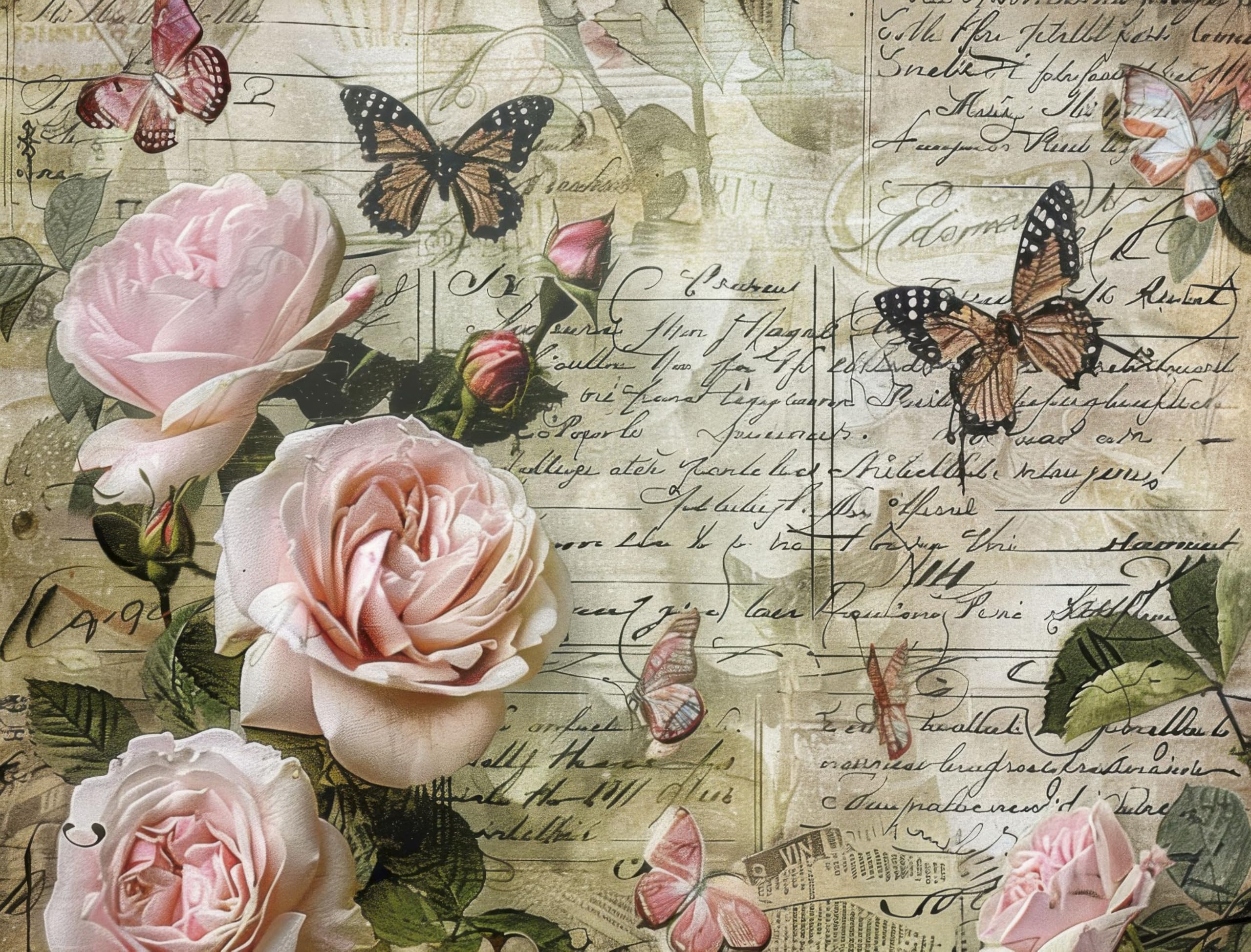 Decoupage Rice Papers - 6 Pieces | 6 Unique Designs | Versatile Decoupage Designs for Art Projects & Crafting by CRAFT KREATIVELY