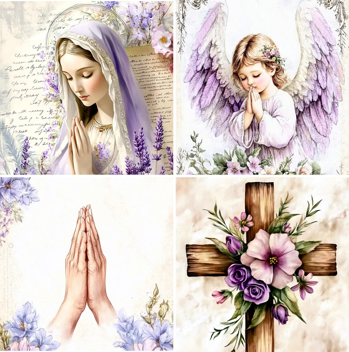 Christian Rice Papers – Decoupage Paper Design for Furniture, Mixed Media, Cards & Crafts, Decoupage by CRAFT KREATIVELY