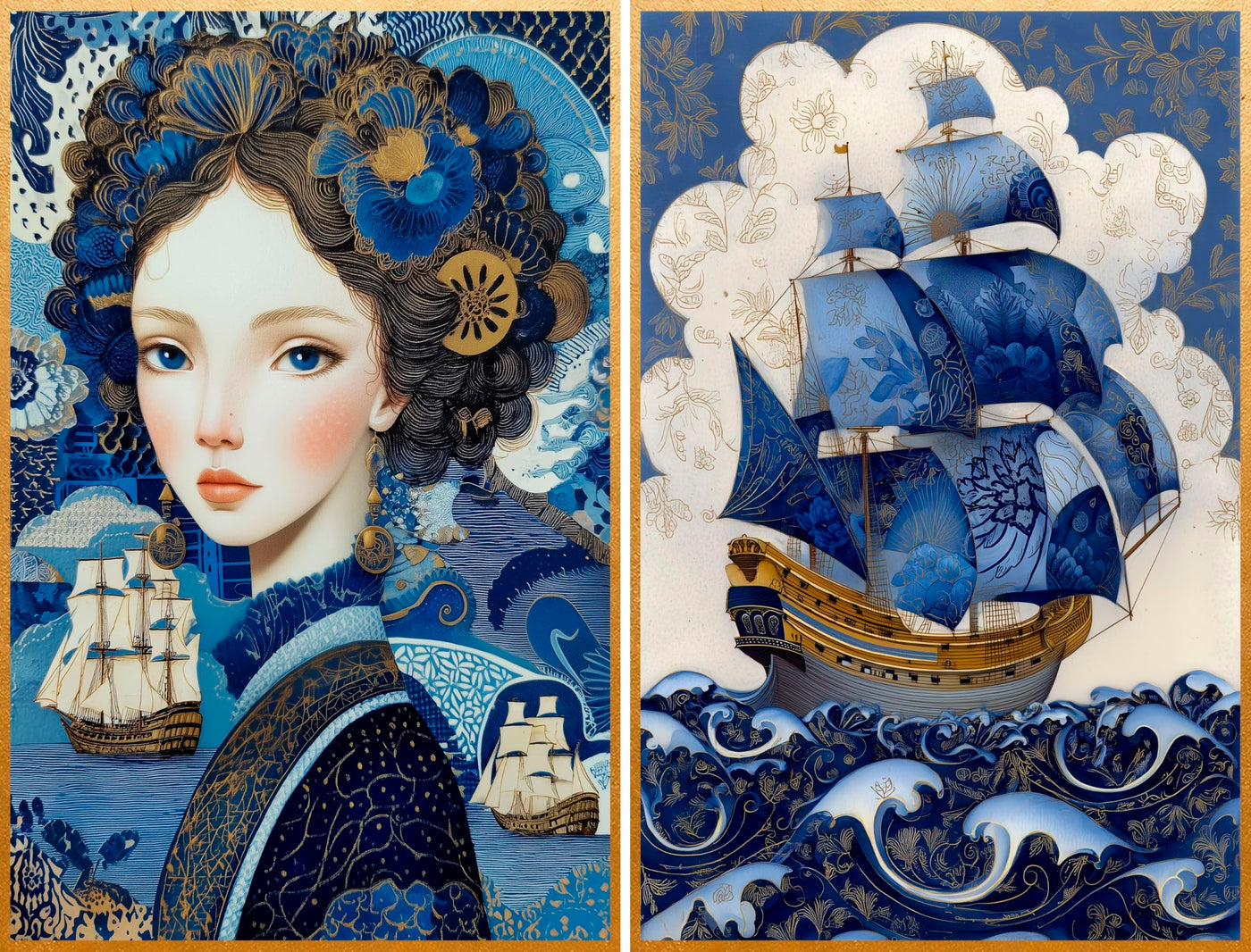 Decoupage Rice Papers - 6 Pieces | 6 Unique Designs | Versatile Decoupage Designs for Art Projects & Crafting by CRAFT KREATIVELY