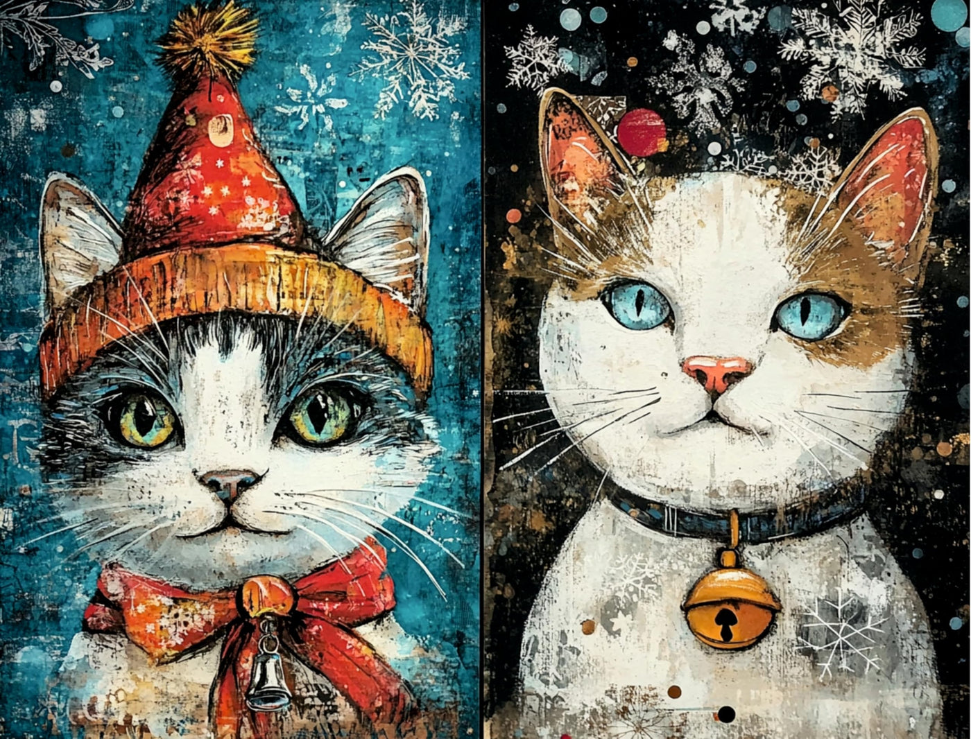 Decoupage Rice Papers - 6 Sheets | 6 Unique Designs | Versatile Christmas Designs for Art Projects & Crafting by CRAFT KREATIVELY
