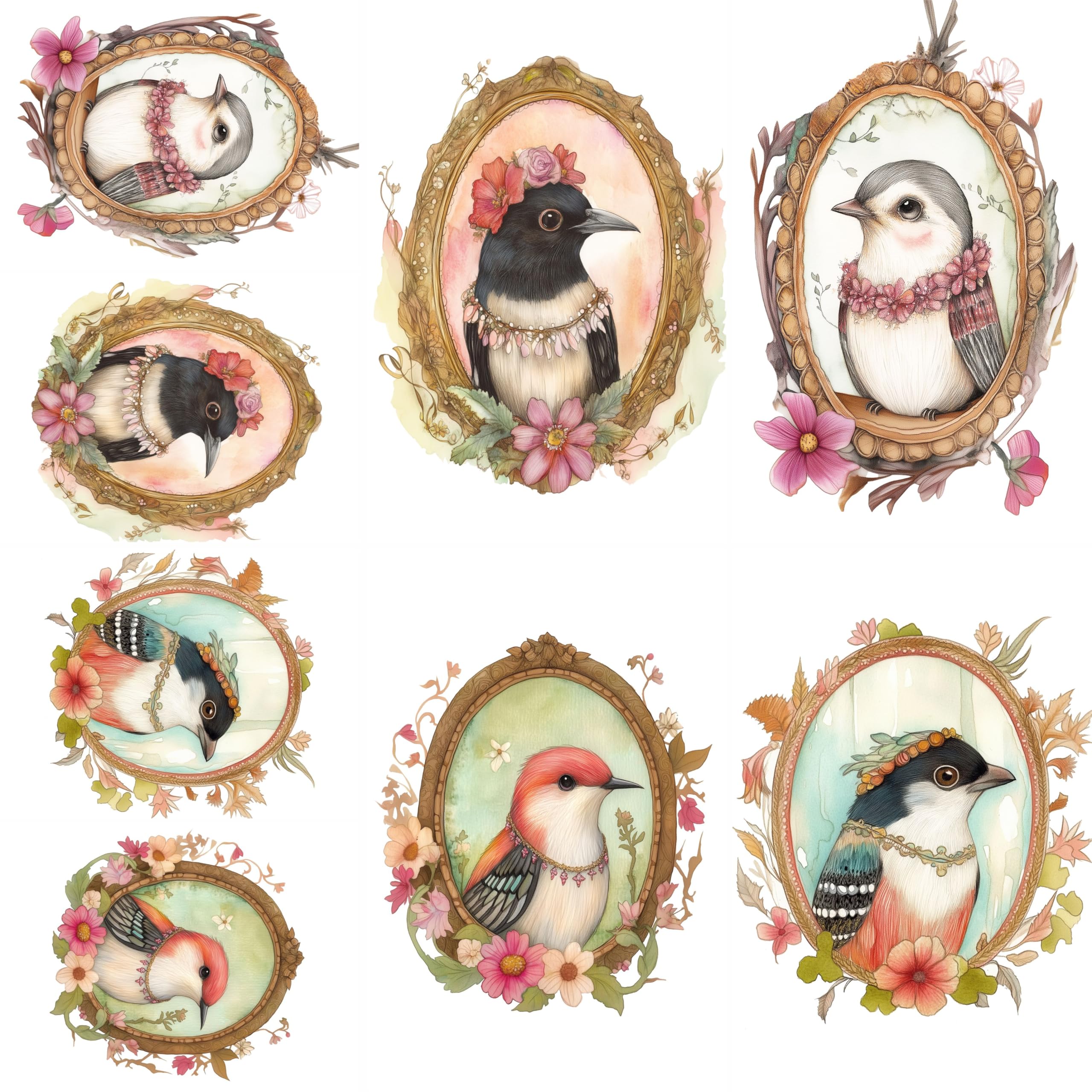 Animal Smalls Rice Papers – Decoupage Paper 16x Designs for Collage, Mixed Media, Card Making & Crafts, Decoupage by CRAFT KREATIVELY