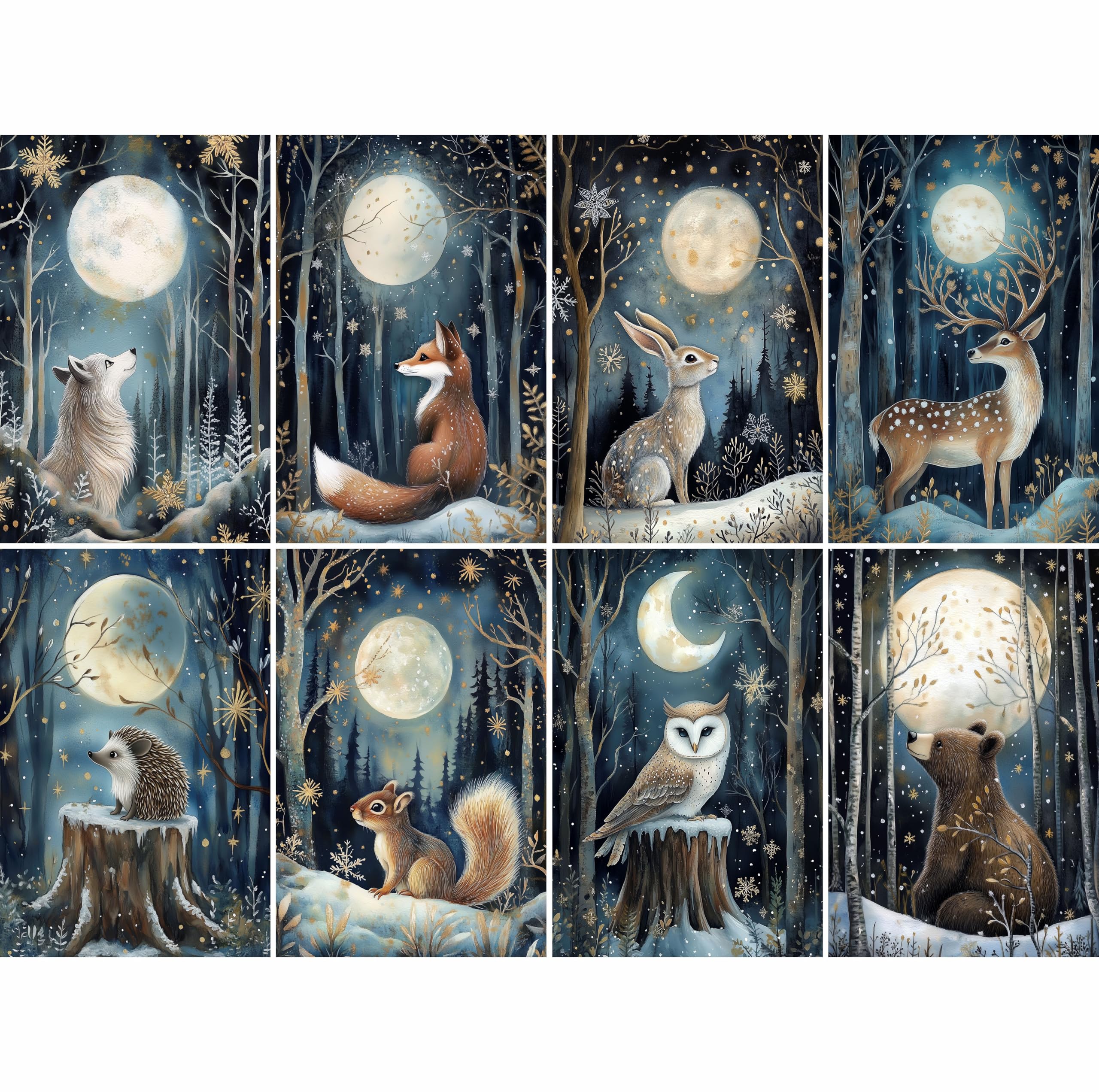 Animal Smalls Rice Papers – Decoupage Paper 16x Designs for Collage, Mixed Media, Card Making & Crafts, Decoupage by CRAFT KREATIVELY
