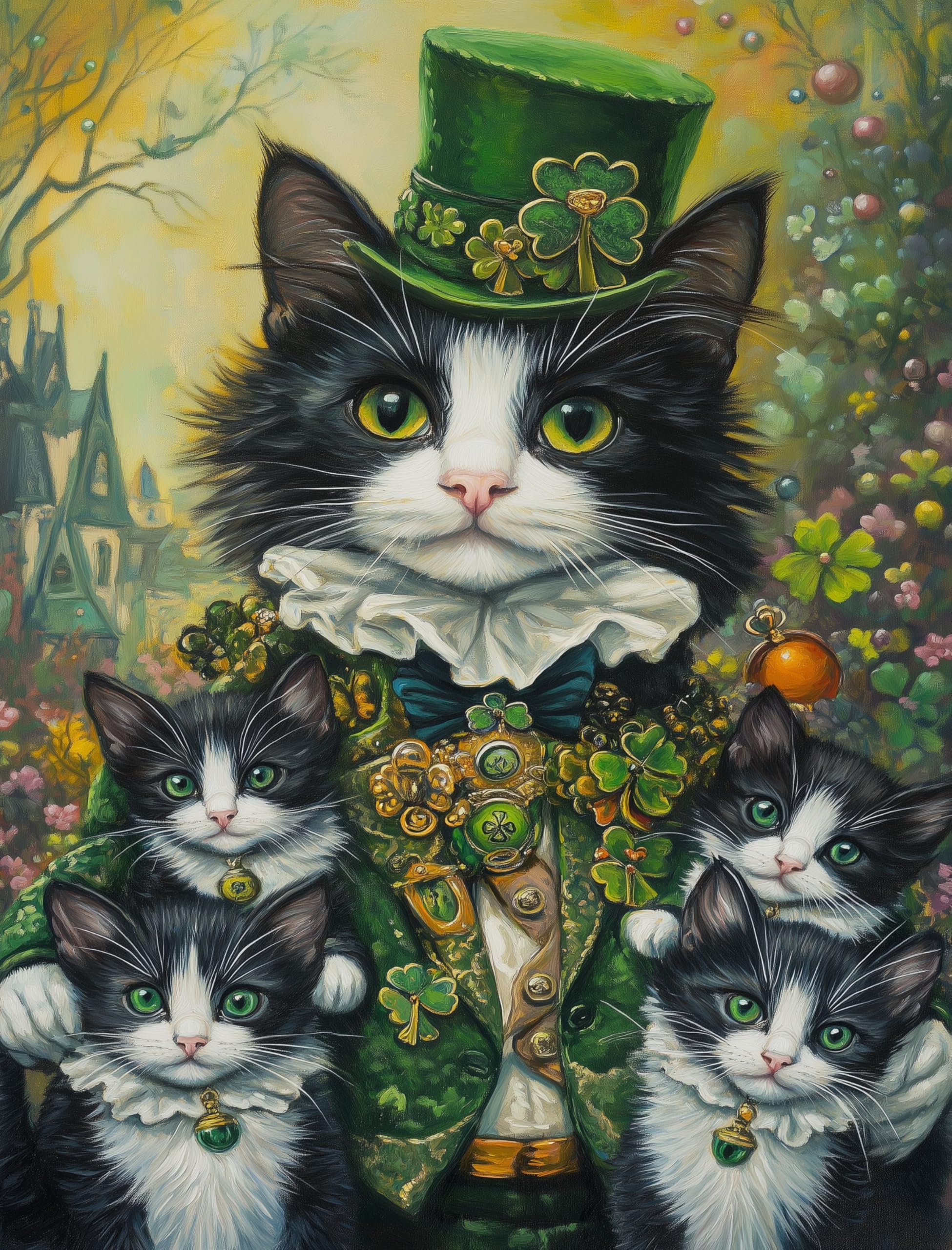 Decoupage Rice Papers - 6 Pieces | 6 Unique Designs | Versatile Decoupage Designs for Art Projects & Crafting by CRAFT KREATIVELY (Cats)