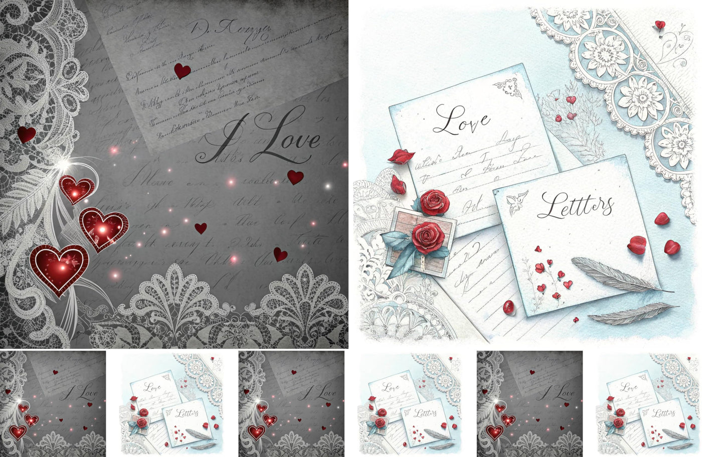 Decoupage Rice Papers - 4 Sheets | 8 Unique Designs | Versatile Christmas Designs for Art Projects & Crafting by CRAFT KREATIVELY