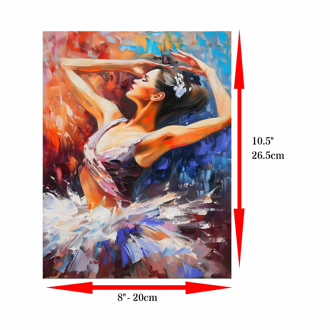 Decoupage Rice Paper, 20 x 26.5cm (6 Sheets) – 6x Decoupage Ballet Papers for Collage, Mixed Media, Card Making & Crafts, Decoupage by CRAFT KREATIVELY