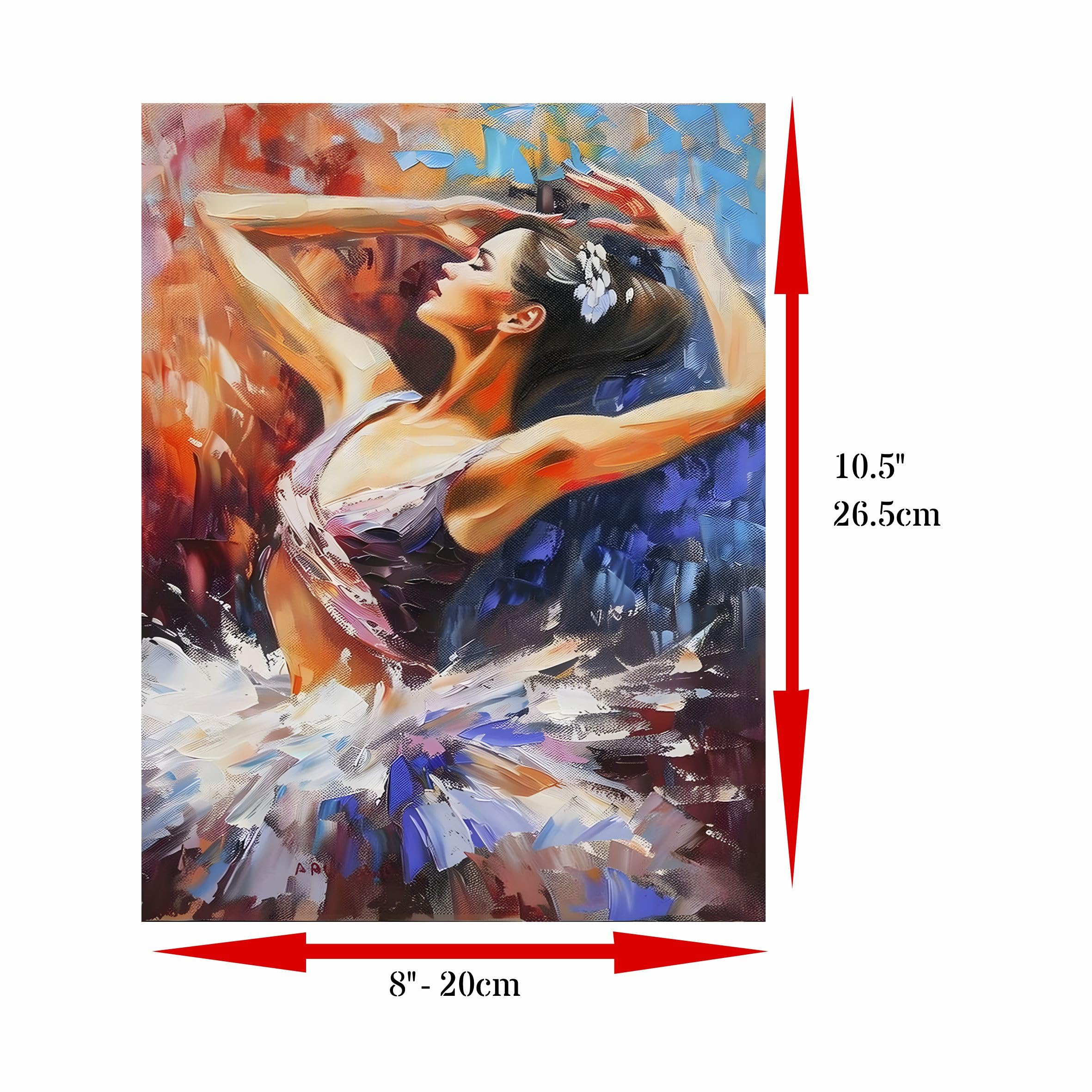 Decoupage Rice Paper, 20 x 26.5cm (6 Sheets) – 6x Decoupage Ballet Papers for Collage, Mixed Media, Card Making & Crafts, Decoupage by CRAFT KREATIVELY