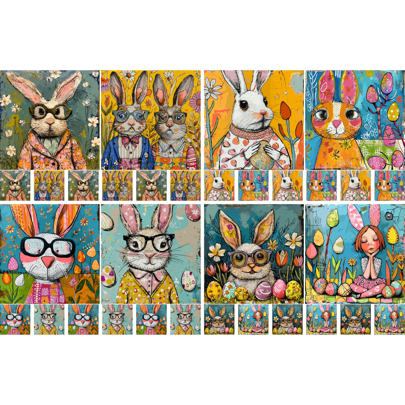 Decoupage Rice Papers - 4 Pages | 8 Unique Designs | Versatile Christmas Designs for Art Projects & Crafting by CRAFT KREATIVELY