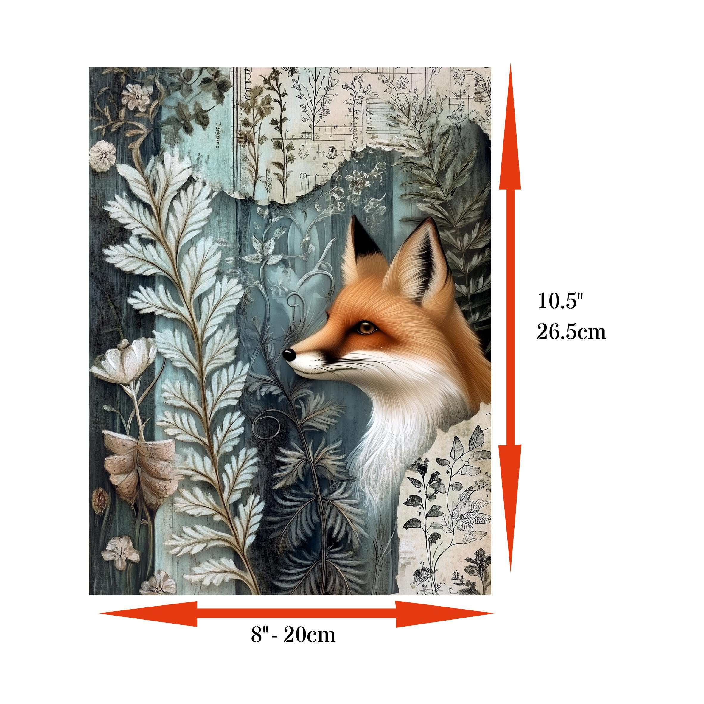 Botanical Rice Papers – Decoupage Paper Design for Furniture, Mixed Media, Cards & Crafts, Decoupage by CRAFT KREATIVELY