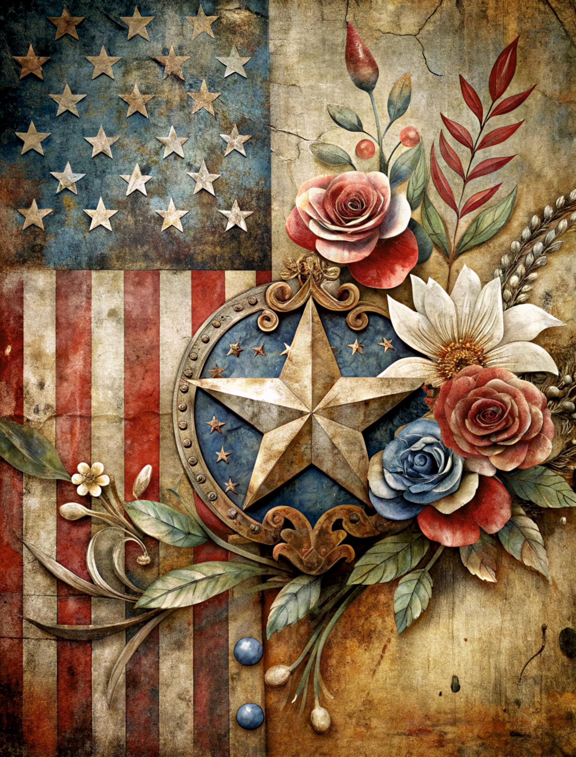 Decoupage Rice Papers - 6 Pieces | 6 Unique Designs | Versatile Decoupage Designs for Art Projects & Crafting by CRAFT KREATIVELY