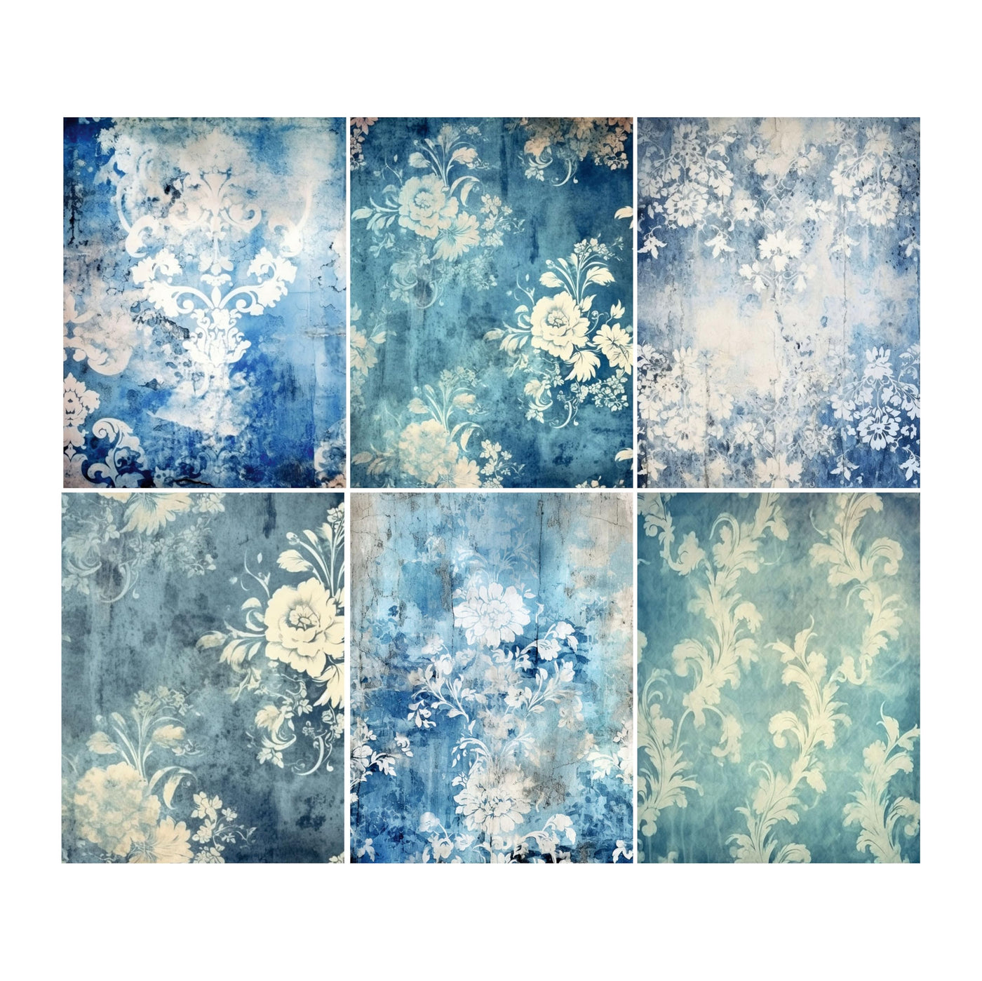 Decoupage Rice Papers - 6 Pieces | 6 Unique Designs | Versatile Decoupage Designs for Art Projects & Crafting by CRAFT KREATIVELY