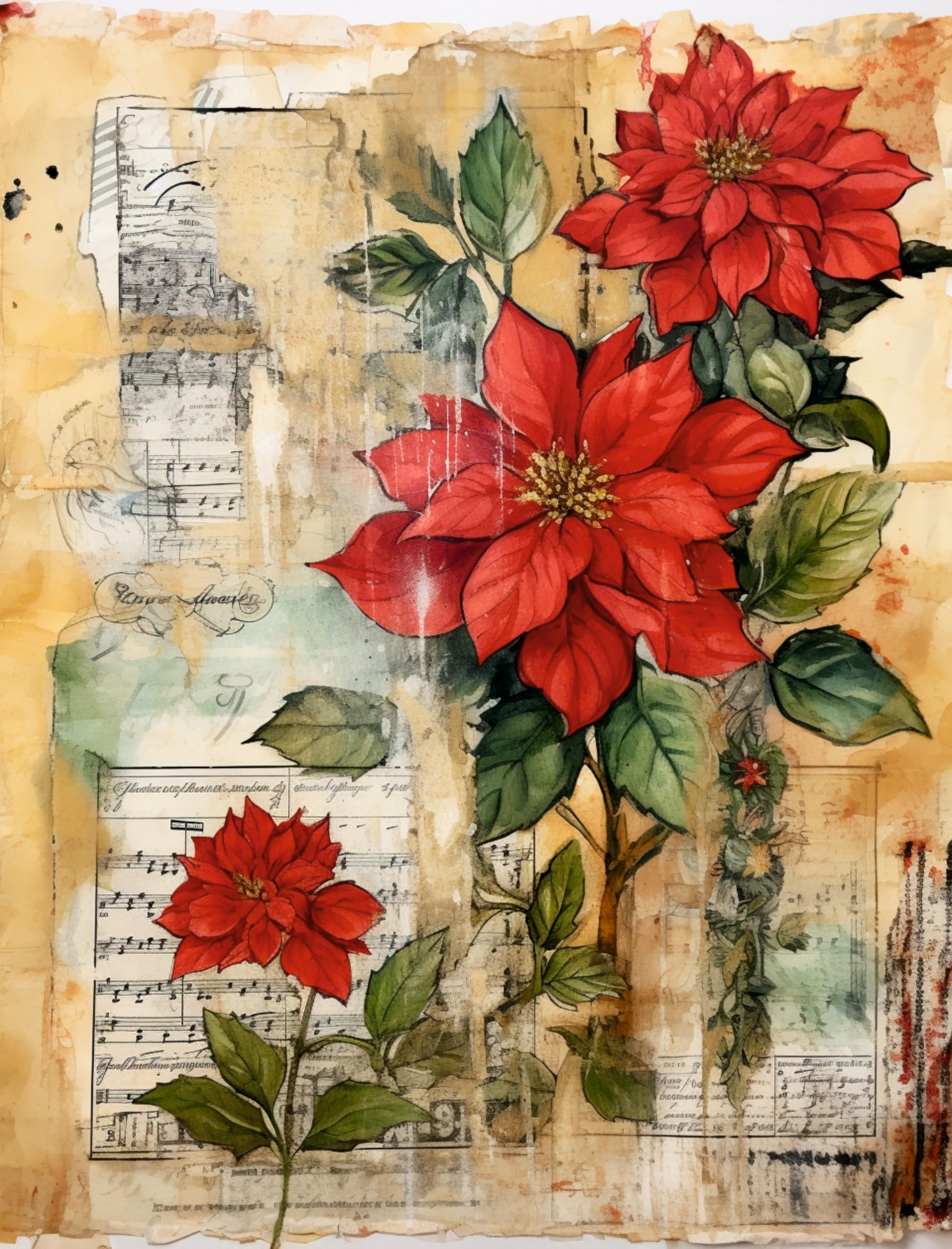 Decoupage Rice Papers - 4 Sheets | 32 Pieces | 8 Unique Designs | Versatile Designs for Art Projects & Crafting by CRAFT KREATIVELY