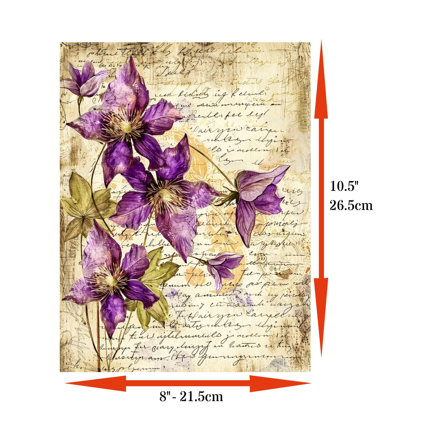 Decoupage Rice Papers - 6 Pieces | 6 Unique Designs | Versatile Decoupage Designs for Art Projects & Crafting by CRAFT KREATIVELY