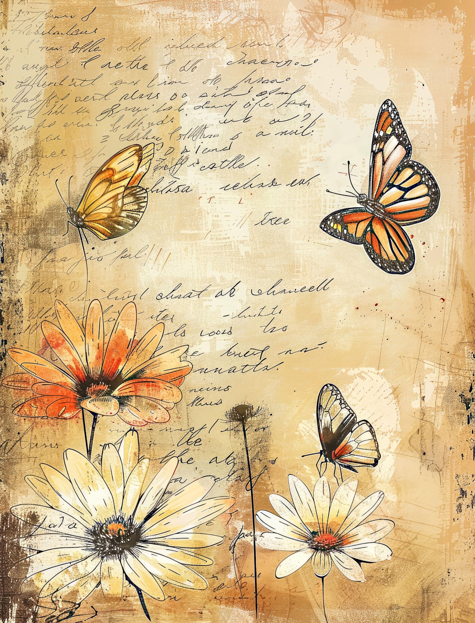Decoupage Rice Papers - 6 Pieces | 6 Unique Designs | Versatile Decoupage Designs for Art Projects & Crafting by CRAFT KREATIVELY
