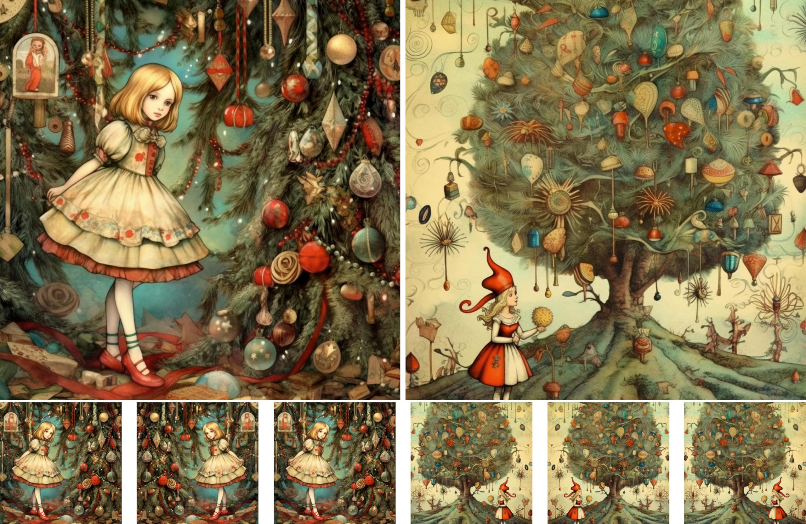 Decoupage Rice Papers - 4 Sheets | 32 Pieces | 8 Unique Designs | Versatile Designs for Art Projects & Crafting by CRAFT KREATIVELY