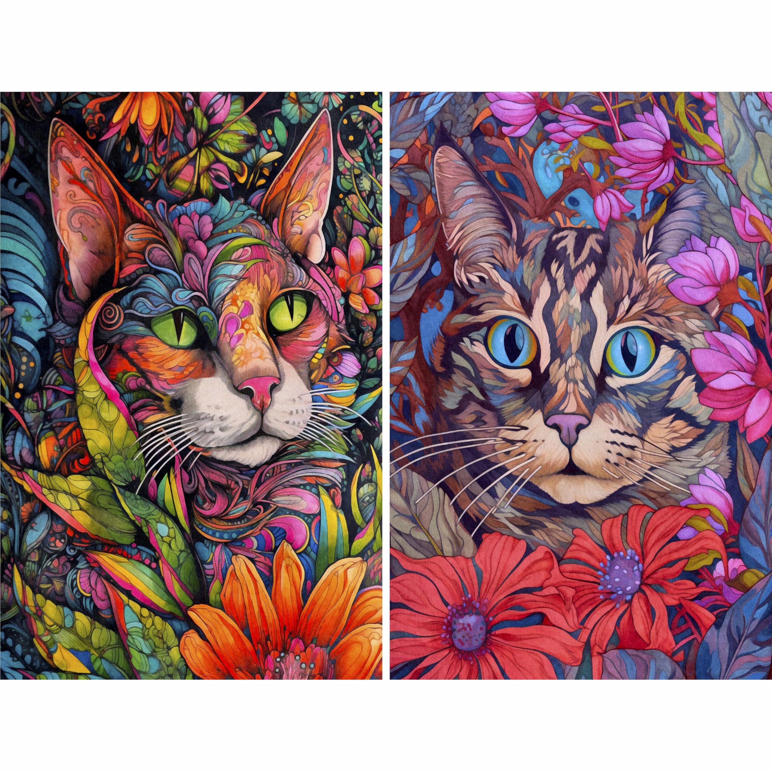 Decoupage Rice Paper, 20 x 26.5cm (6 Sheets) – 6x Decoupage Papers for Collage, Mixed Media, Card Making & Crafts, Decoupage by CRAFT KREATIVELY