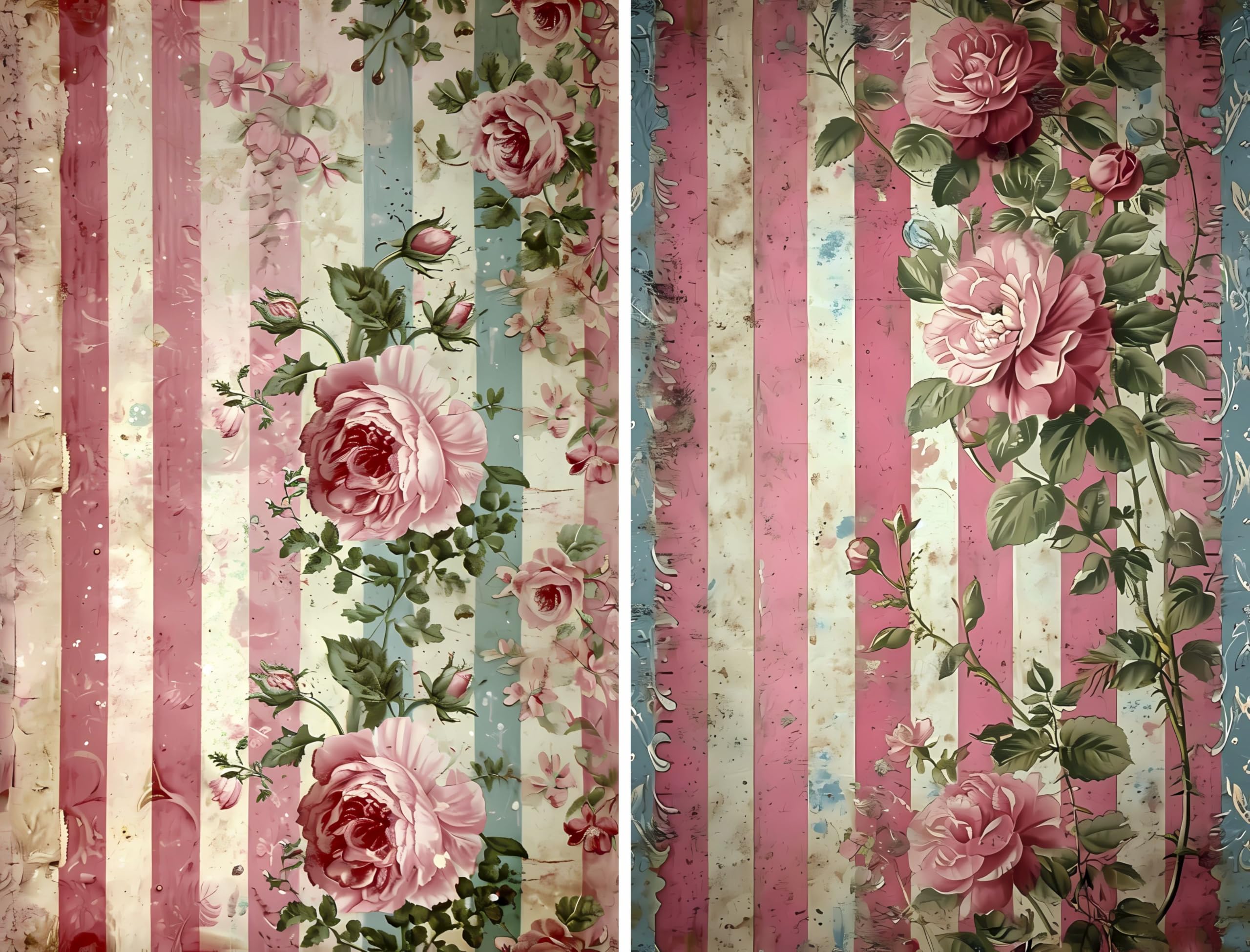 Decoupage Rice Papers - 6 Pieces | 6 Unique Designs | Versatile Decoupage Designs for Art Projects & Crafting by CRAFT KREATIVELY