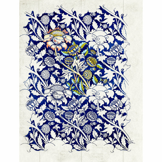 Pattern Theme Mulberry Rice Paper, 20.32 x 26.67 cm - 6 Unique Printed Mulberry Paper Images 30gsm Visible Fibres for Decoupage Crafts Mixed Media Collage Art