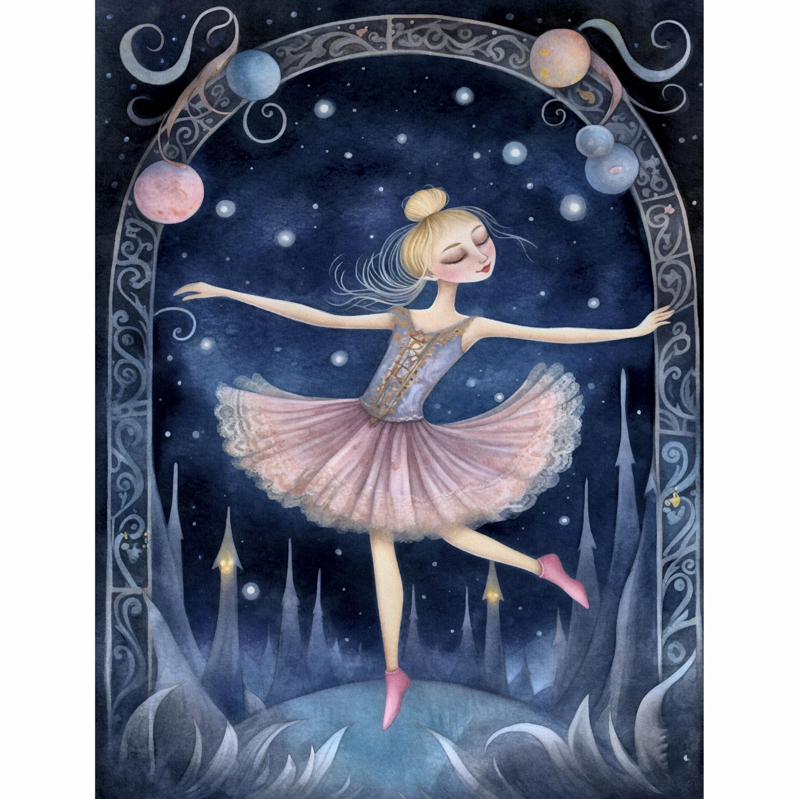 Decoupage Rice Paper, 20 x 26.5cm (6 Sheets) – 6x Decoupage Ballet Papers for Collage, Mixed Media, Card Making & Crafts, Decoupage by CRAFT KREATIVELY