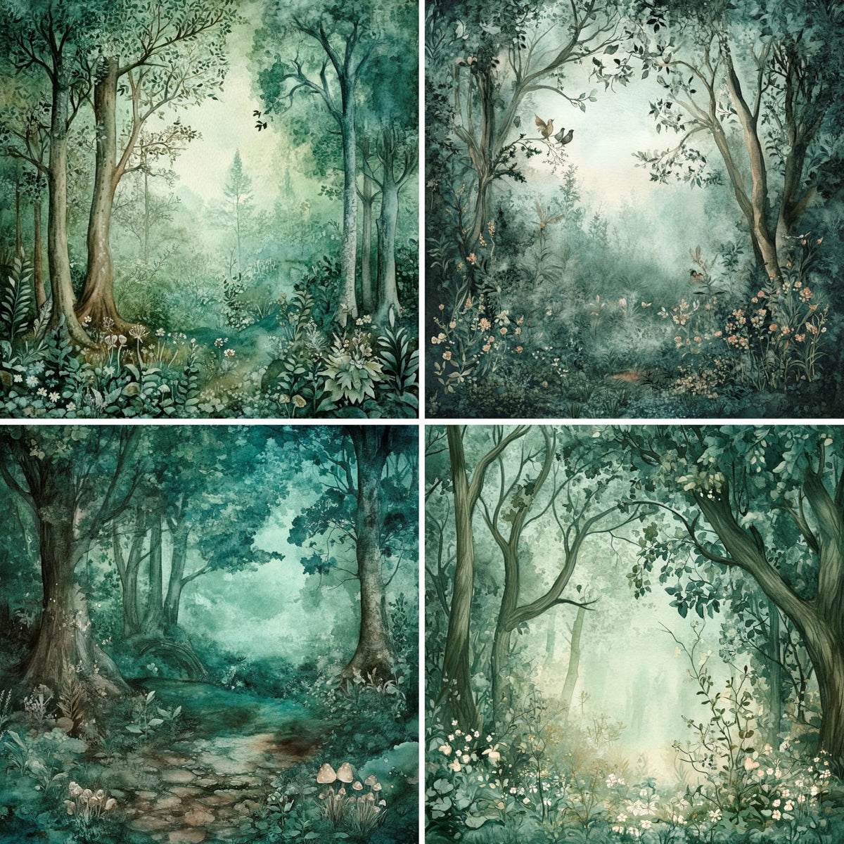 Scenic Rice Papers – Decoupage Paper 8x Designs for Collage, Mixed Media, Card Making & Crafts, Decoupage by CRAFT KREATIVELY