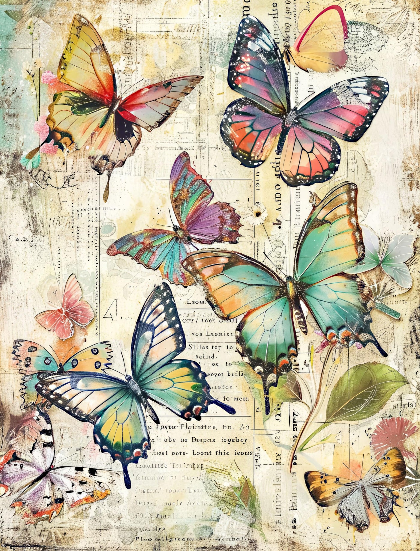 Animal Rice Papers – Decoupage Paper 6x Designs for Collage, Mixed Media, Card Making & Crafts, Decoupage by CRAFT KREATIVELY