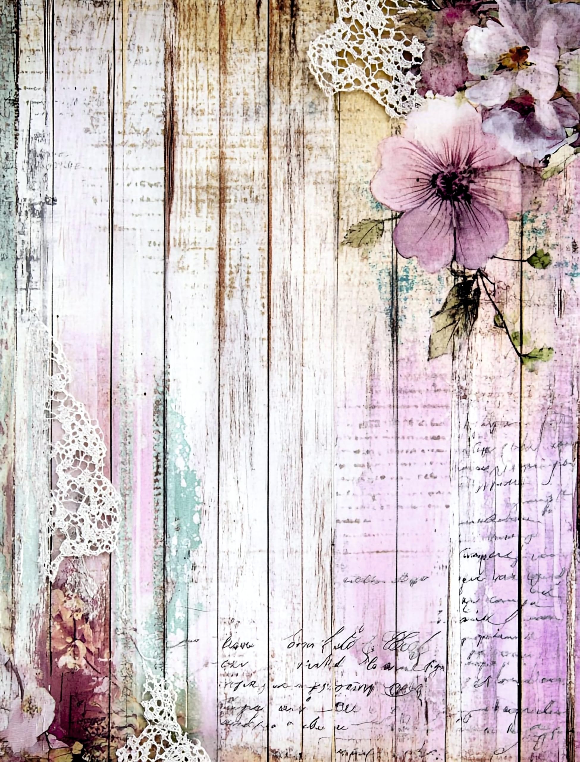 Decoupage Rice Paper, 20 x 26.5cm(6 Sheets) – 6x Decoupage Papers for Collage, Mixed Media, Card Making & Crafts, Decoupage by CRAFT KREATIVELY