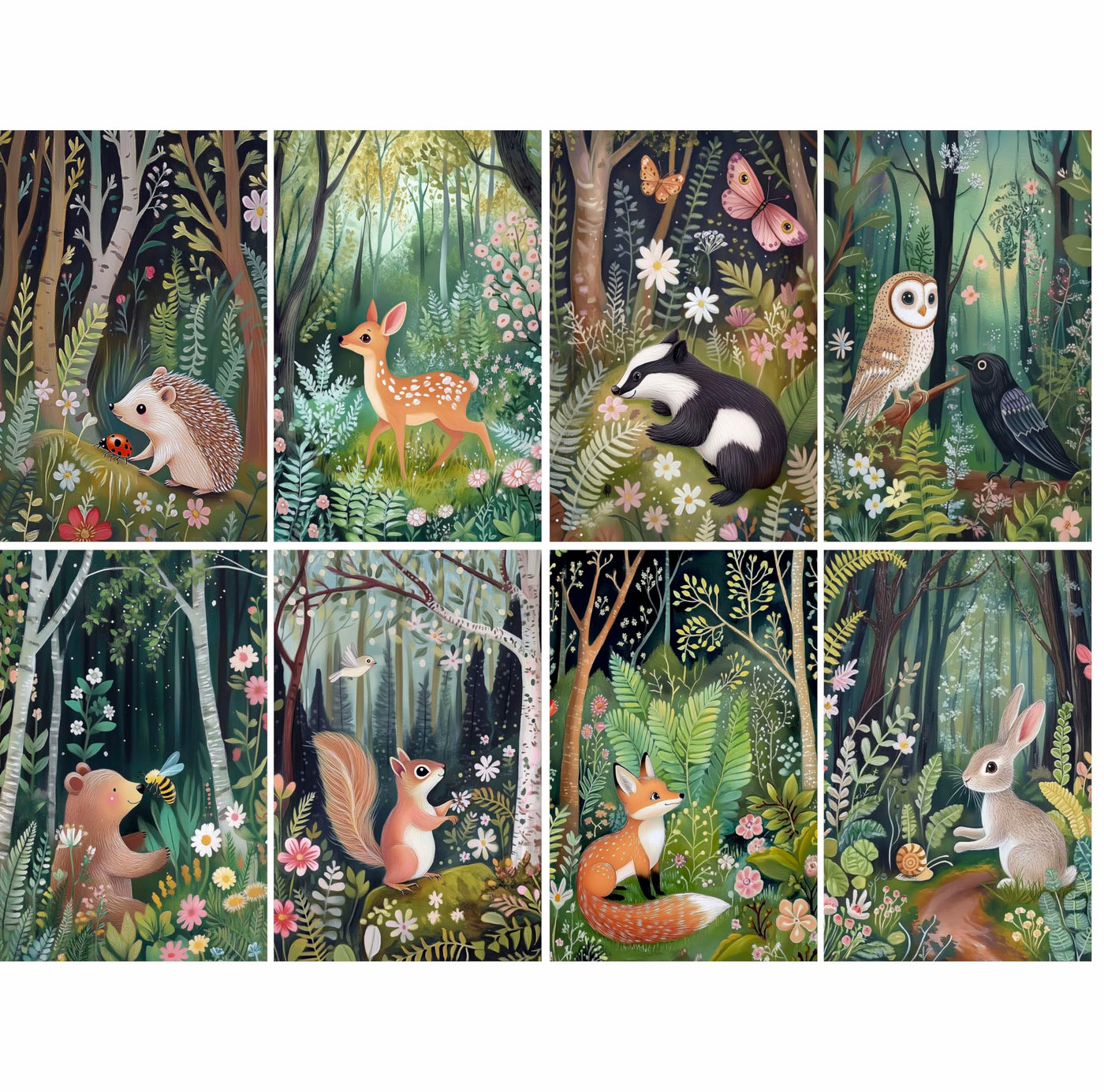 Decoupage Rice Paper, 20 x 26.5cm (6 Sheets) – 6x Decoupage Papers for Collage, Mixed Media, Card Making & Crafts, Decoupage by CRAFT KREATIVELY
