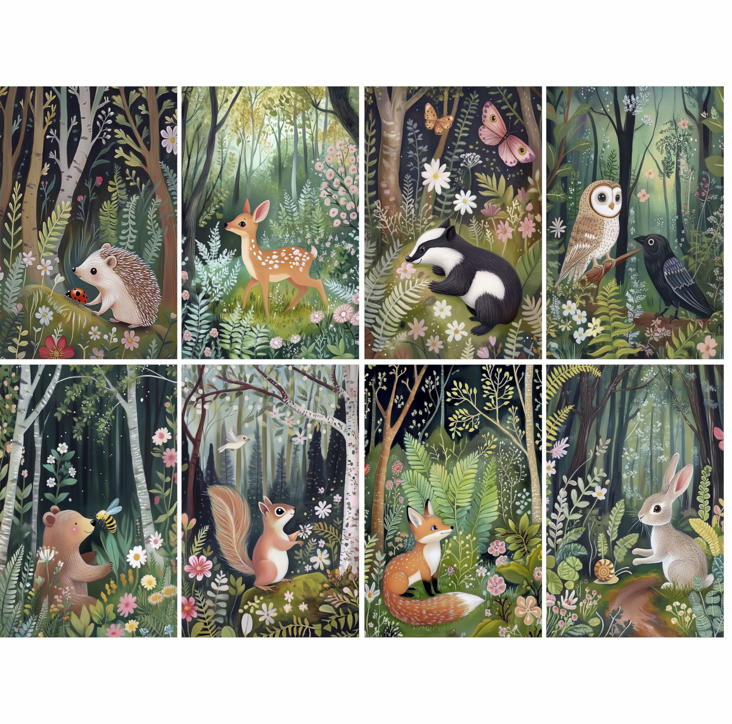 Decoupage Rice Paper, 20 x 26.5cm (6 Sheets) – 6x Decoupage Papers for Collage, Mixed Media, Card Making & Crafts, Decoupage by CRAFT KREATIVELY