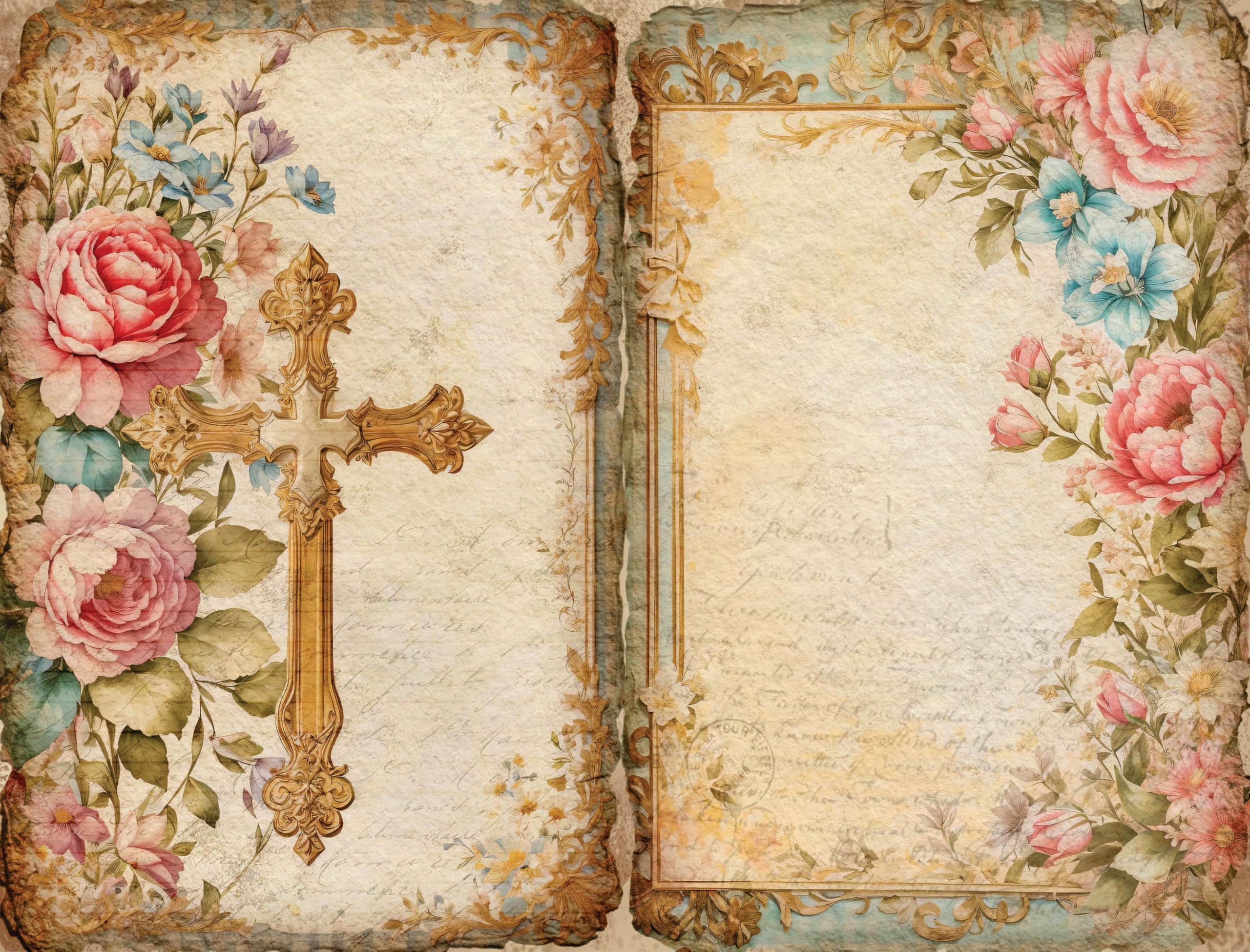 Decoupage Rice Papers - 6 Pieces | 12 Unique Designs | Versatile Decoupage Designs for Art Projects & Crafting by CRAFT KREATIVELY