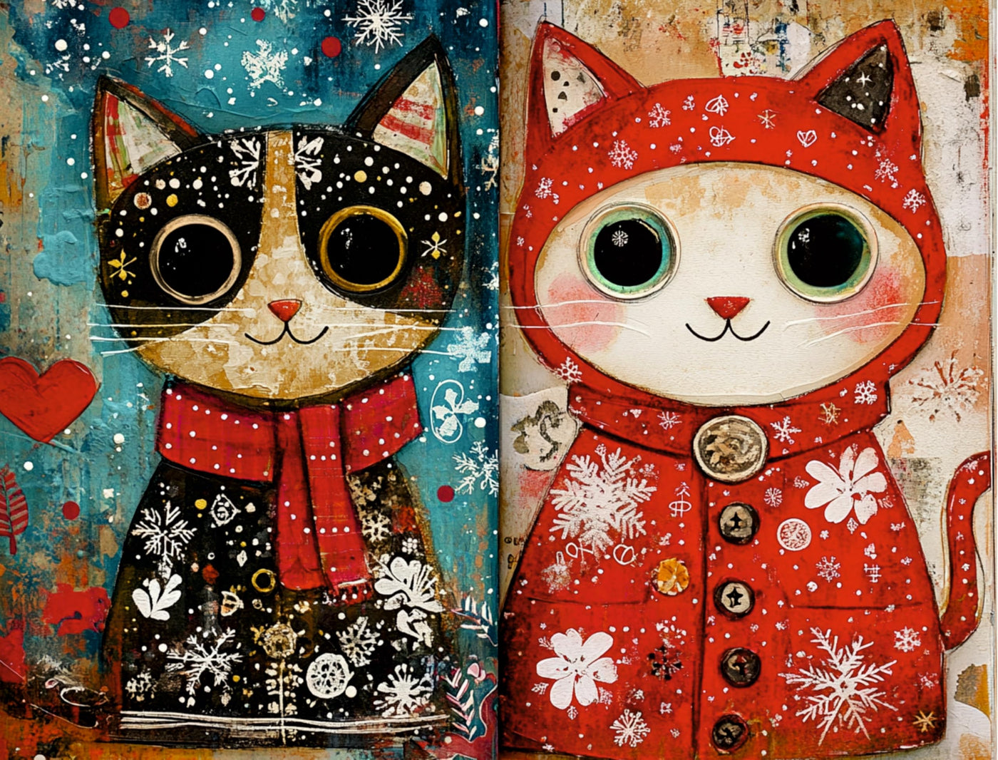 Decoupage Rice Papers - 6 Sheets | 6 Unique Designs | Versatile Christmas Designs for Art Projects & Crafting by CRAFT KREATIVELY