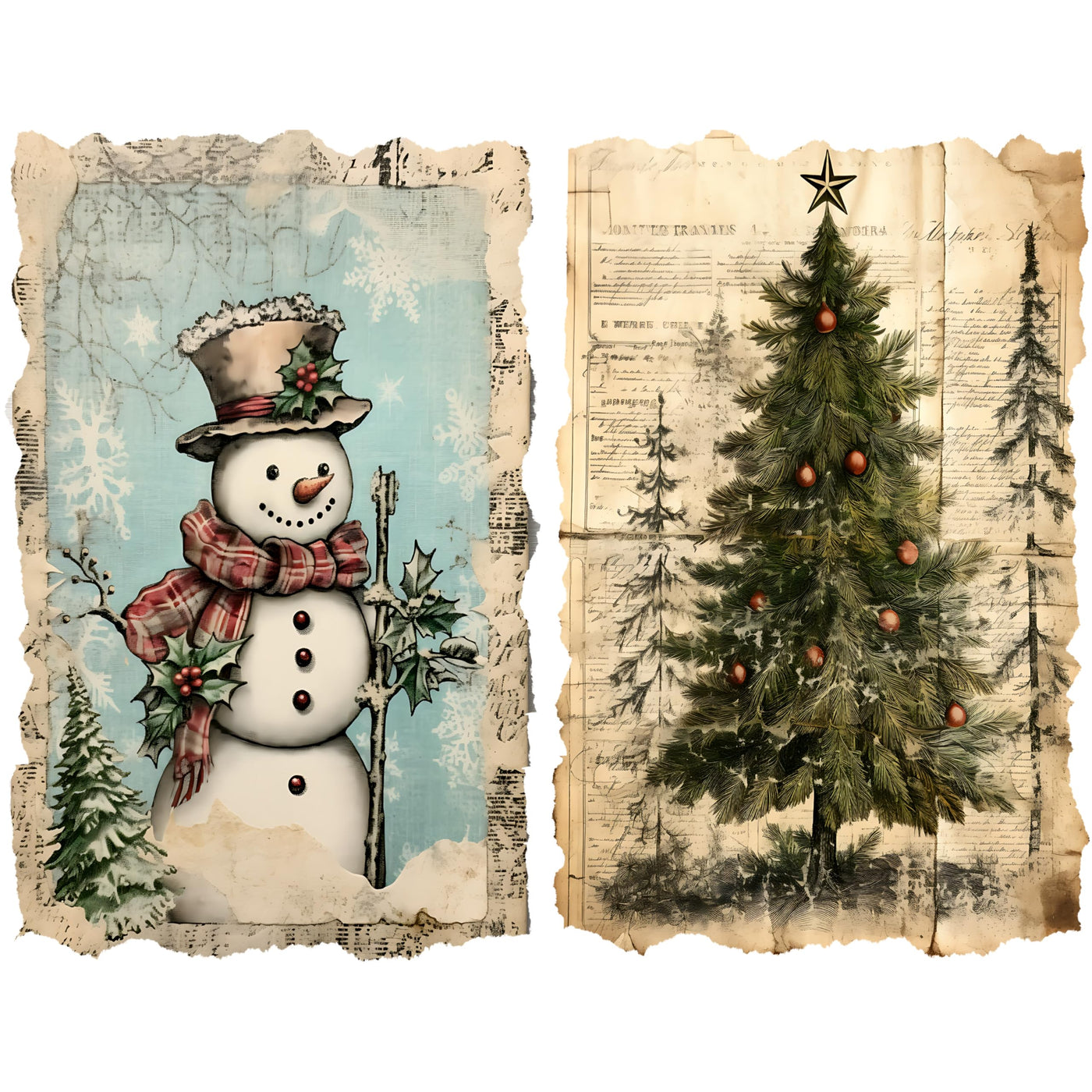 Decoupage Rice Paper, 8 x 10.5” (A4) – 9 Pages – 18 Coordinated Designs – Premium 30gsm Craft Paper for Furniture, Scrapbooking & DIY Décor by Craft Kreatively