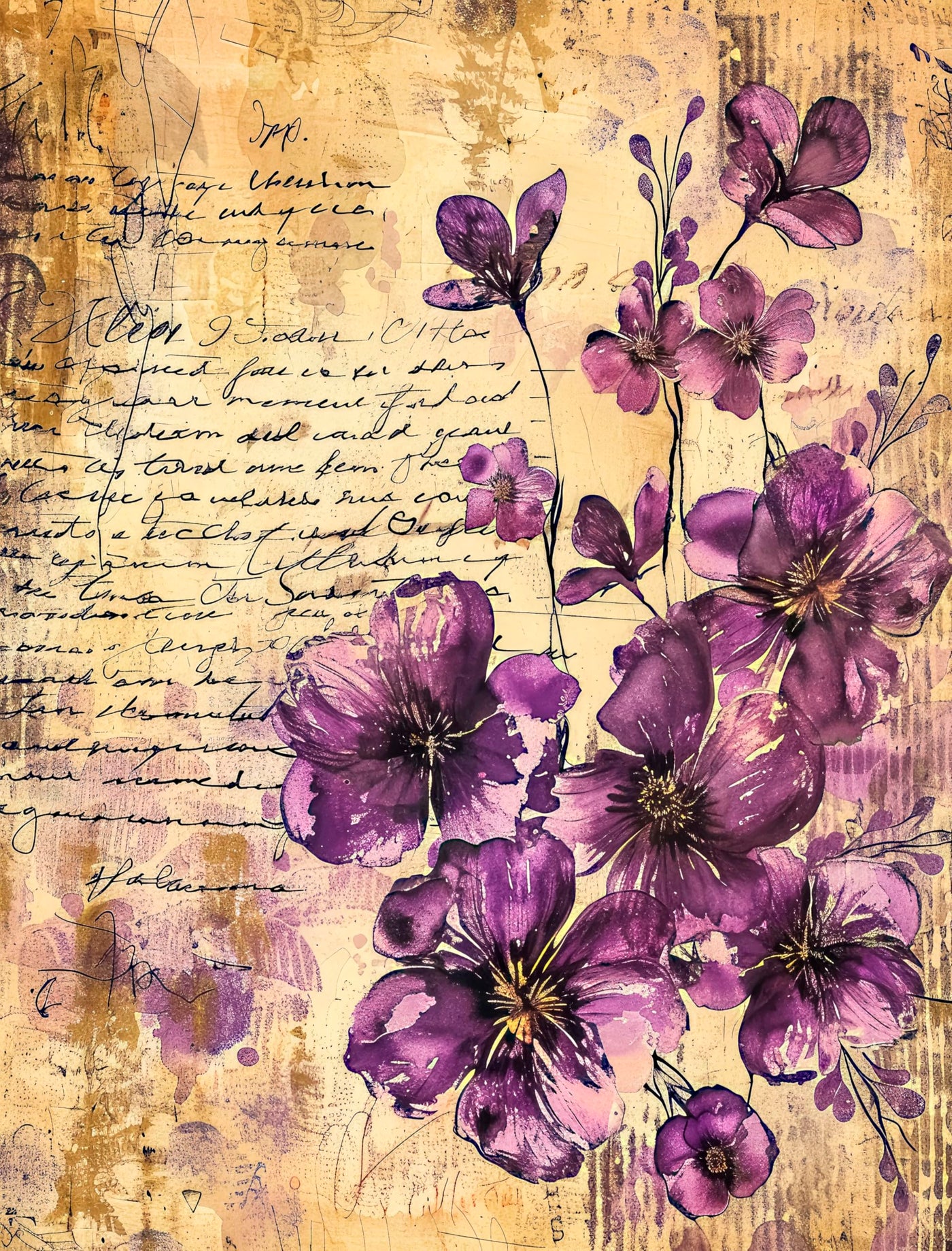 Decoupage Rice Papers - 6 Pieces | 6 Unique Designs | Versatile Decoupage Designs for Art Projects & Crafting by CRAFT KREATIVELY
