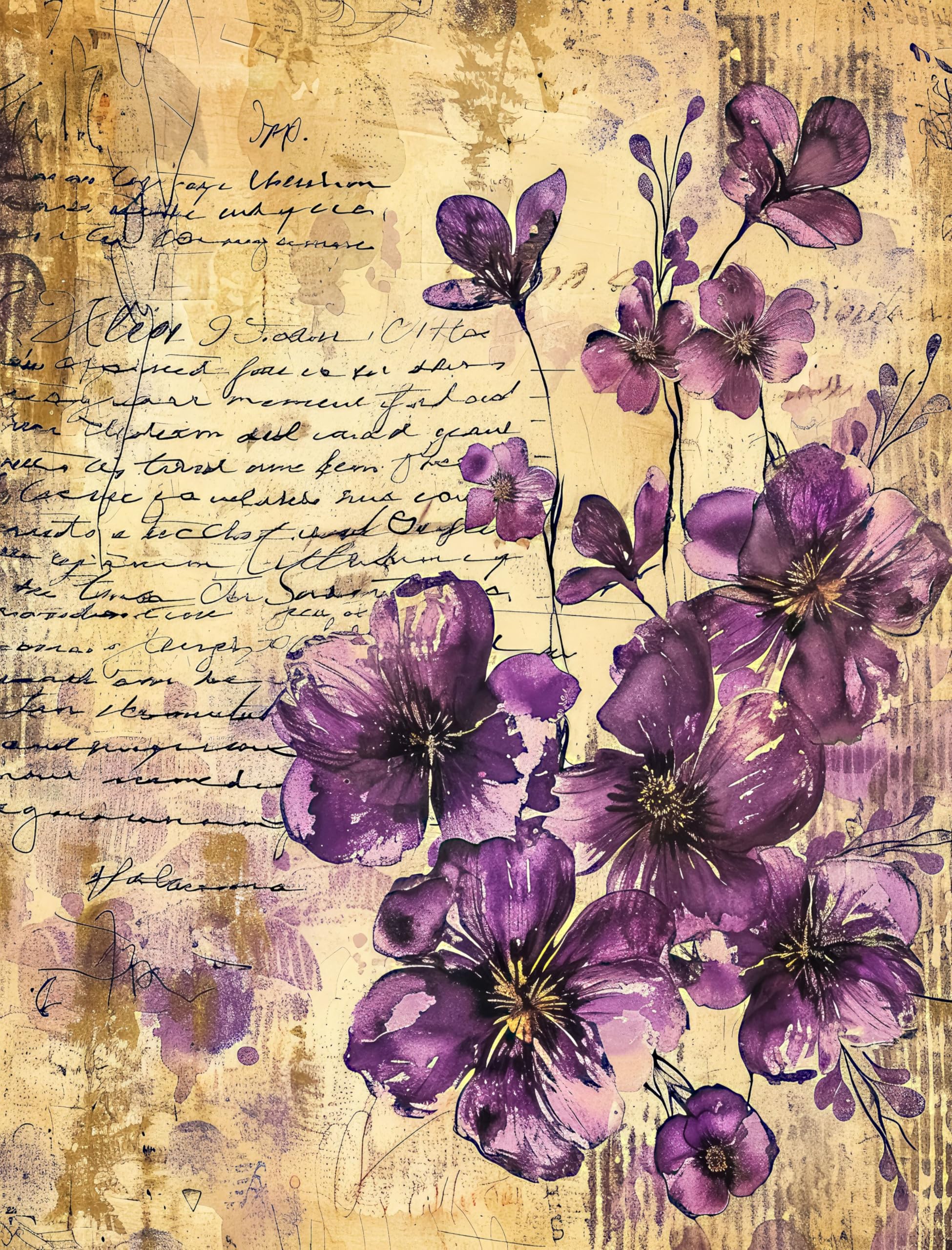 Decoupage Rice Papers - 6 Pieces | 6 Unique Designs | Versatile Decoupage Designs for Art Projects & Crafting by CRAFT KREATIVELY
