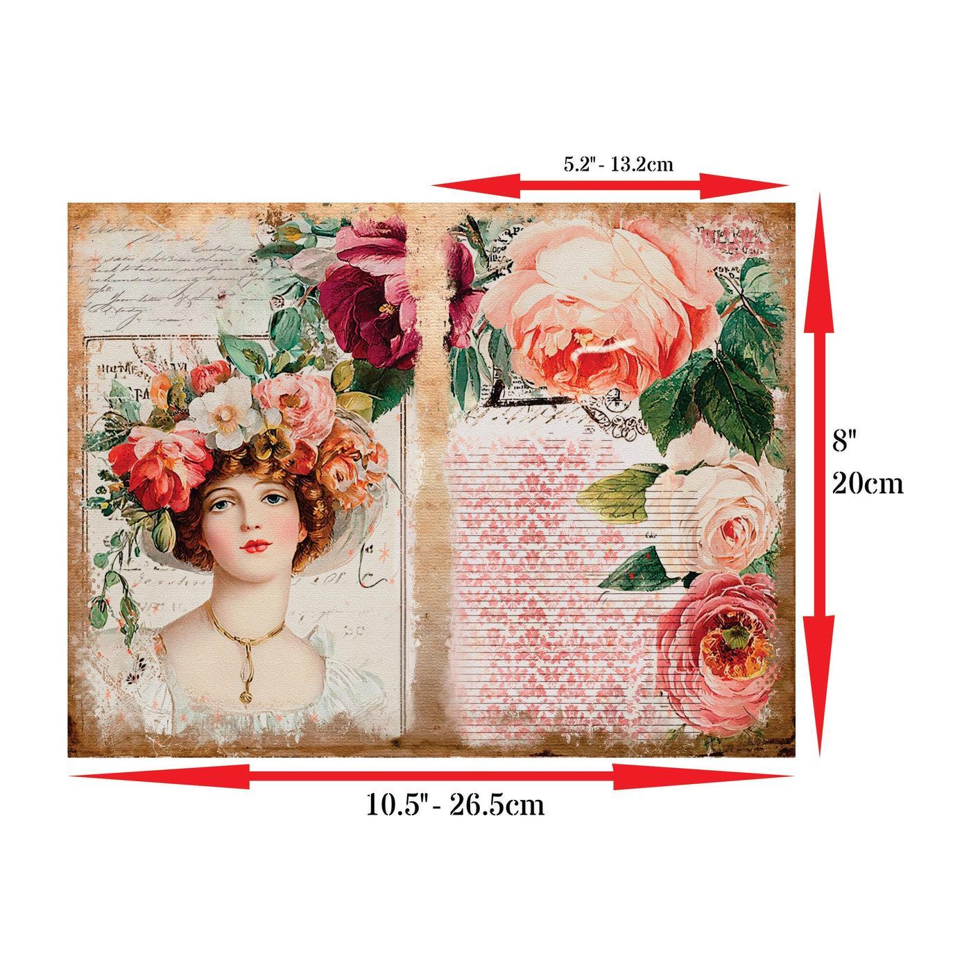 Decoupage Rice Papers - 6 Pieces | 6 Unique Designs | Versatile Decoupage Designs for Art Projects & Crafting by CRAFT KREATIVELY