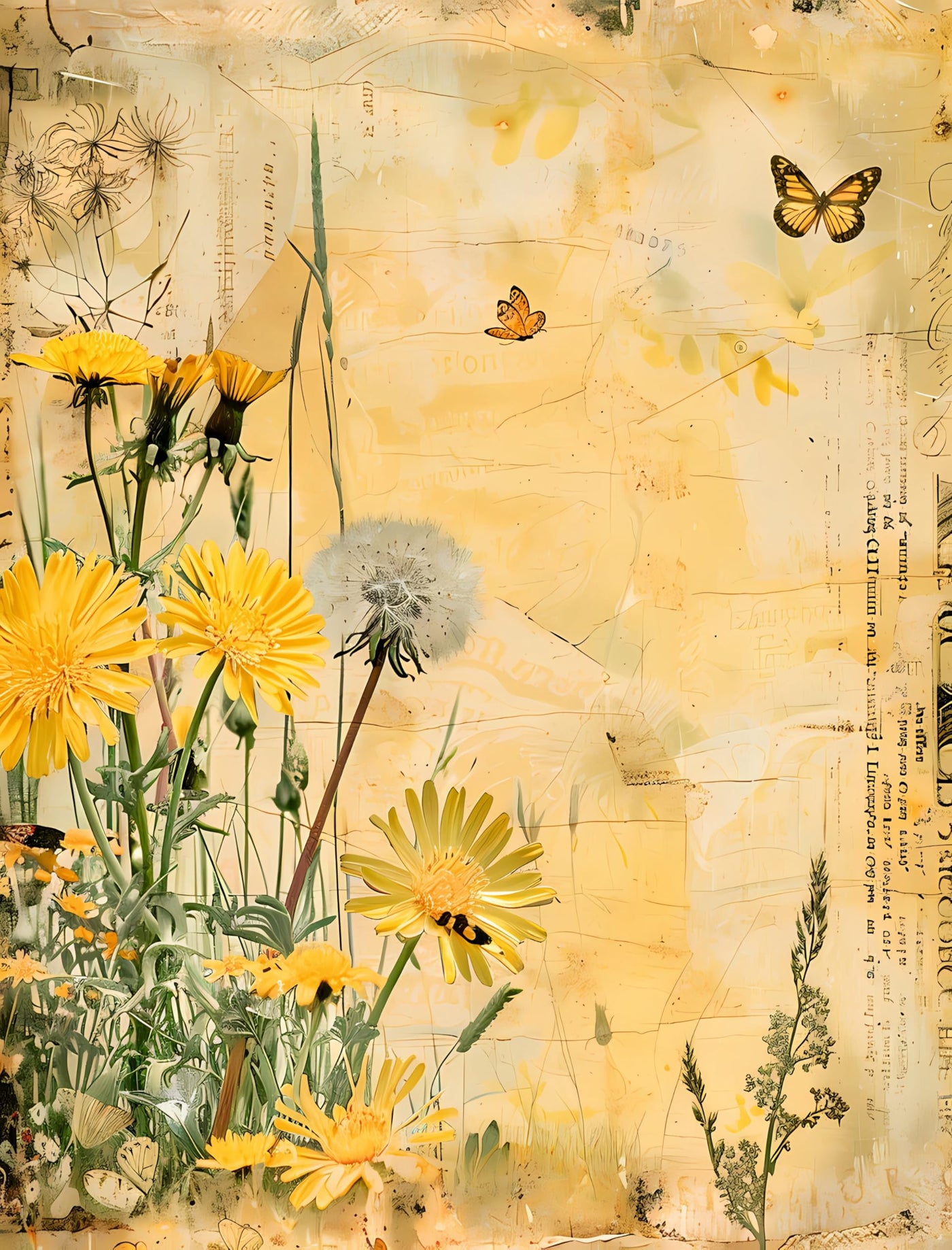 Decoupage Rice Paper, 20 x 26.5cm(6 Sheets) – 6x Decoupage Papers for Collage, Mixed Media, Card Making & Crafts, Decoupage by CRAFT KREATIVELY