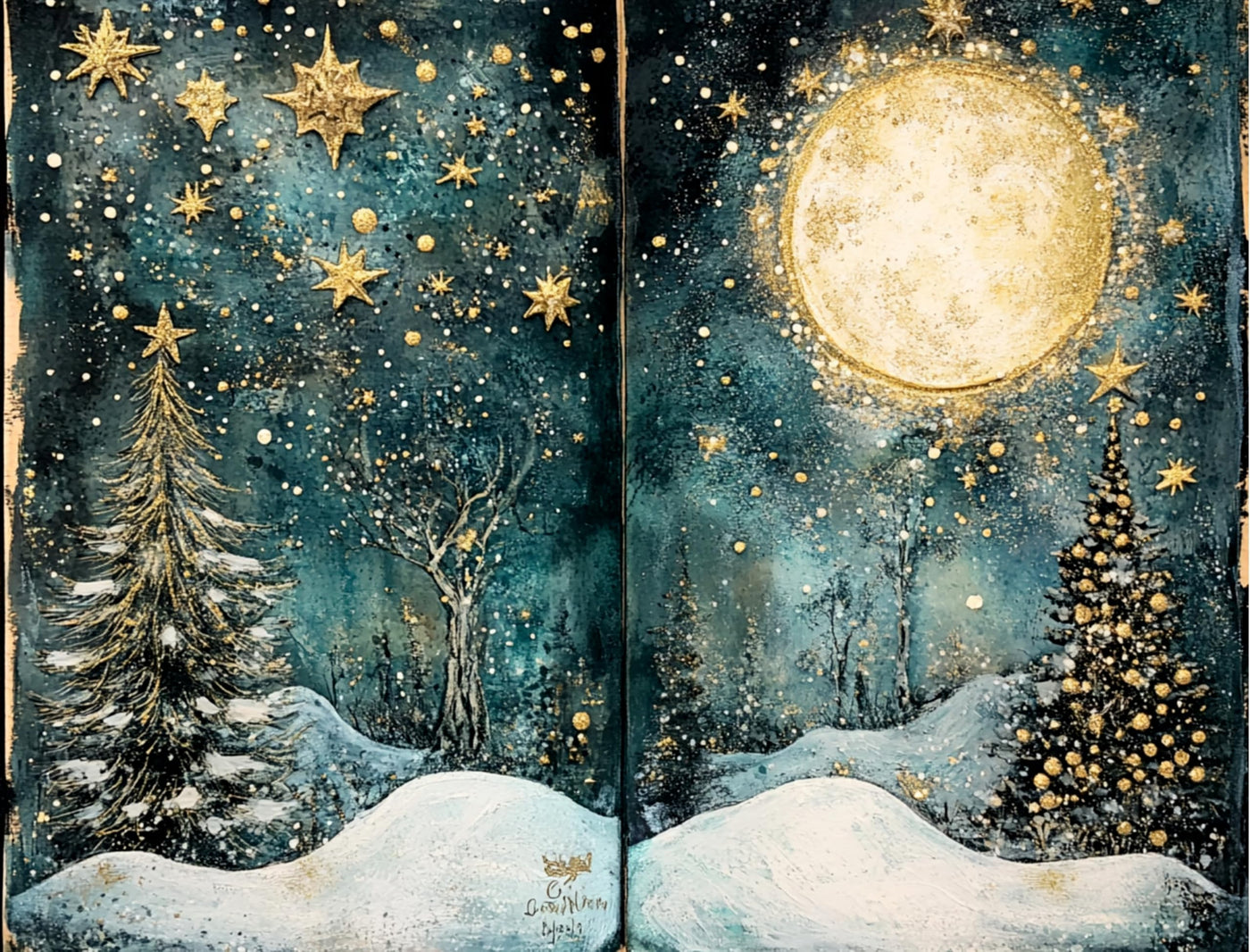Decoupage Rice Papers - 6 Sheets | 6 Unique Designs | Versatile Christmas Designs for Art Projects & Crafting by CRAFT KREATIVELY