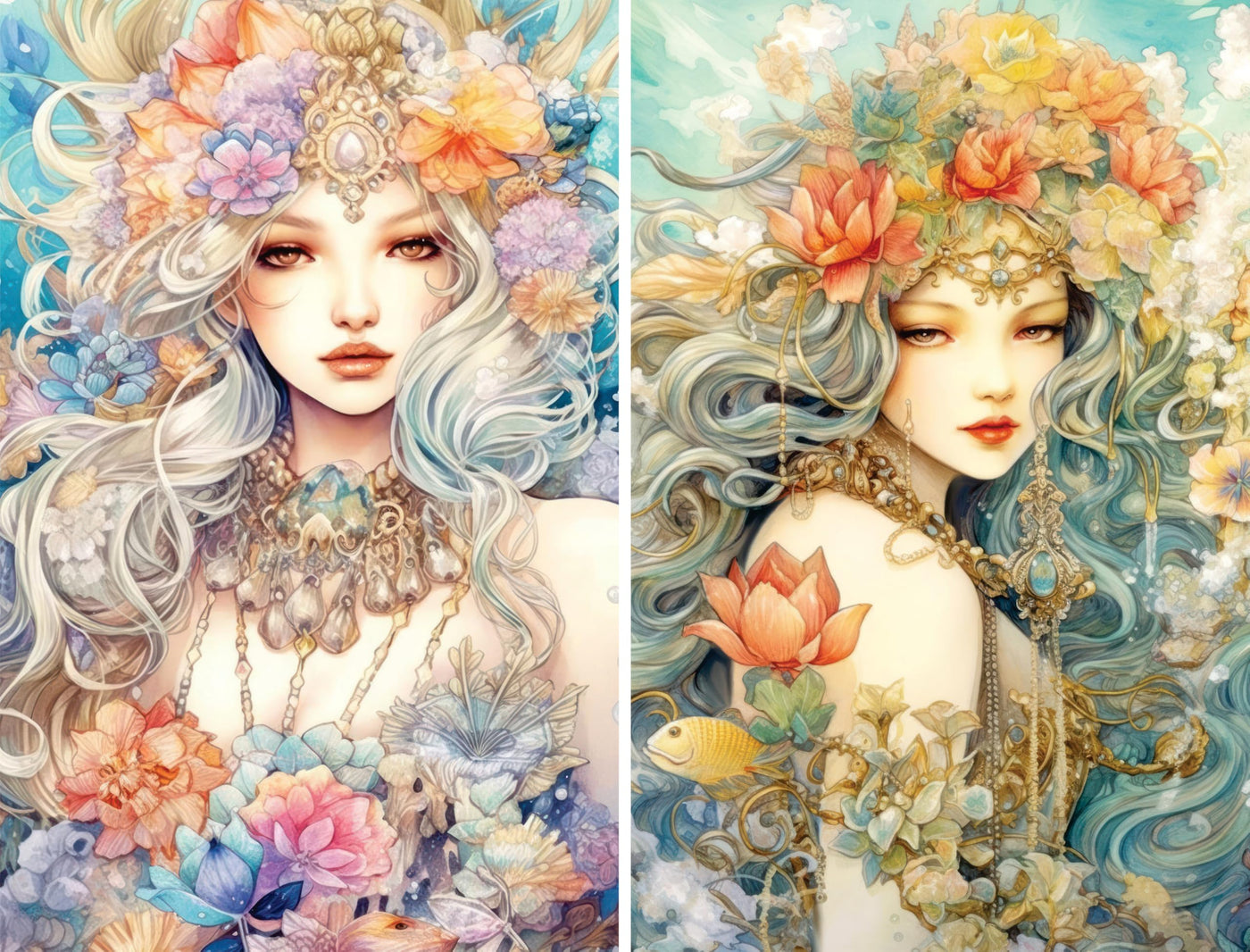 Decoupage Rice Papers - 6 Pieces | 12 Unique Designs | Versatile Decoupage Designs for Art Projects & Crafting by CRAFT KREATIVELY