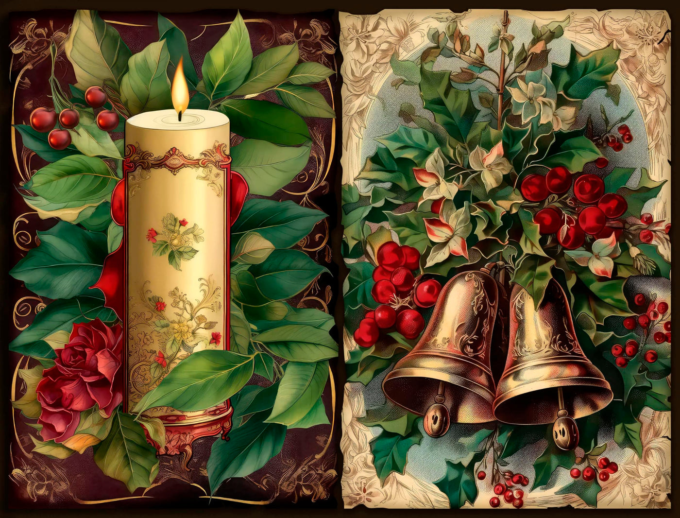 Decoupage Rice Papers - 6 Pieces | 6 Unique Designs | Versatile Decoupage Designs for Art Projects & Crafting by CRAFT KREATIVELY
