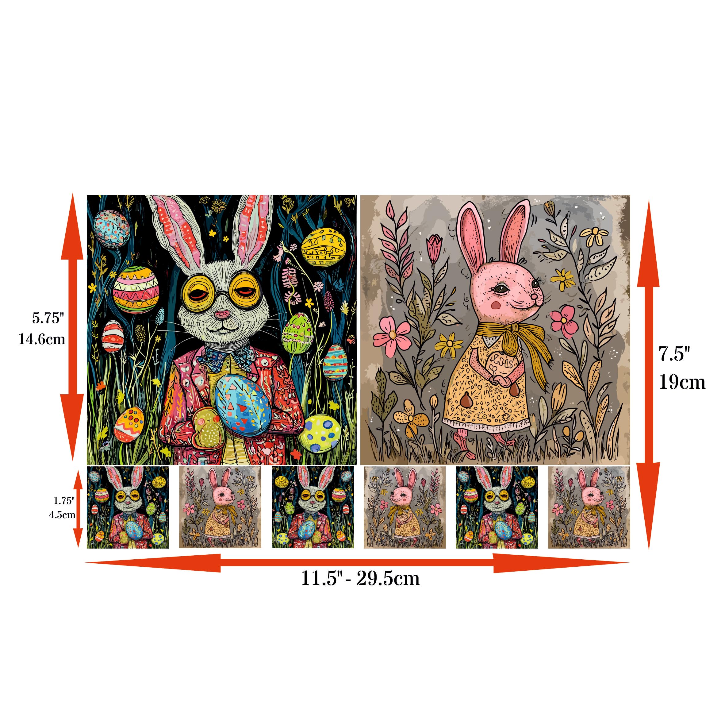 Decoupage Rice Papers - 4 Pages | 8 Unique Designs | Versatile Christmas Designs for Art Projects & Crafting by CRAFT KREATIVELY