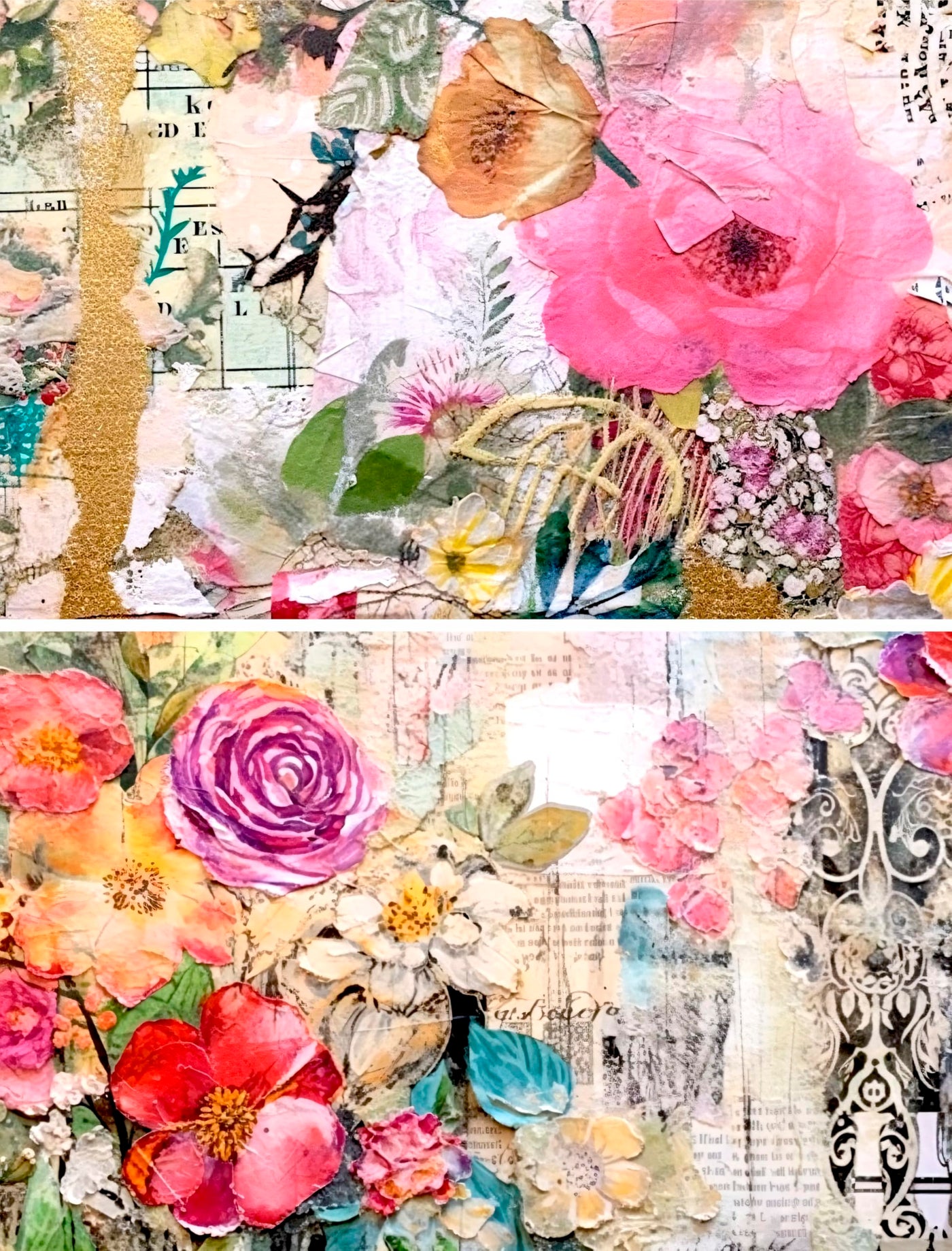 Decoupage Rice Papers - 6 Pieces | 6 Unique Designs | Versatile Decoupage Designs for Art Projects & Crafting by CRAFT KREATIVELY