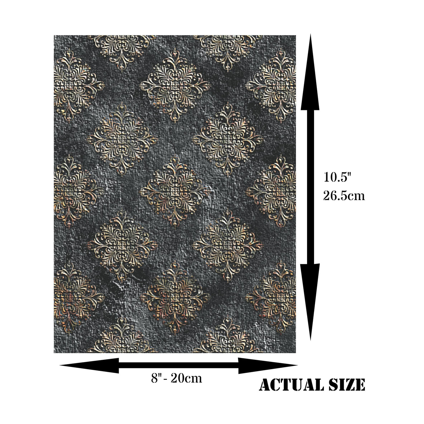 Embossed Rice Paper – for Decoupage Scrapbooking Cards Crafts