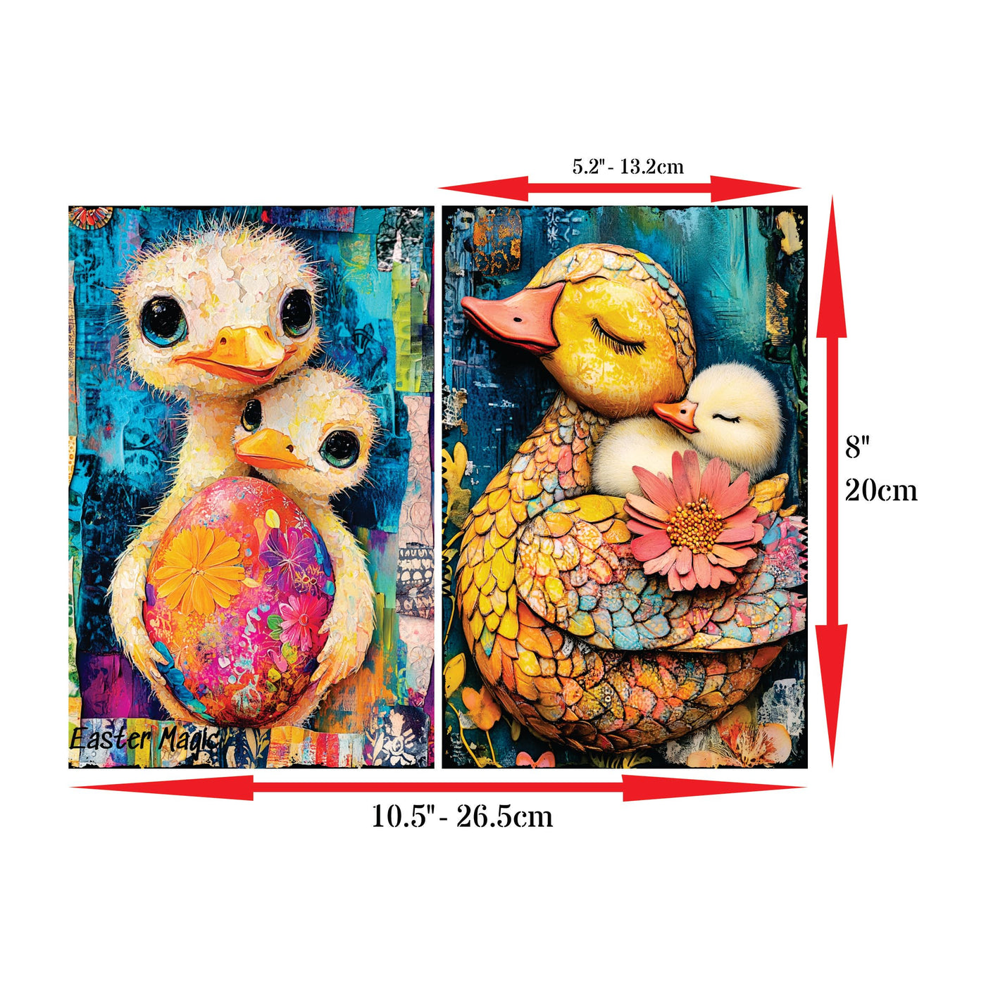 Decoupage Rice Papers - 6 Pieces | 12 Unique Designs | Versatile Decoupage Designs for Art Projects & Crafting by CRAFT KREATIVELY