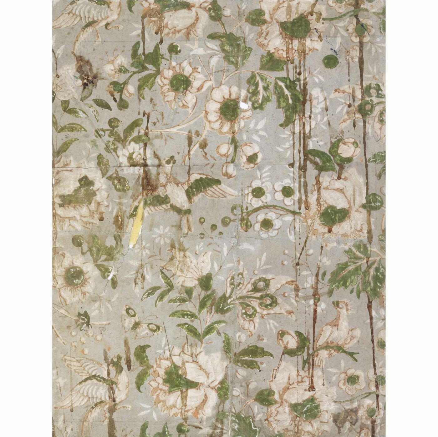 Distressed Wallpaper Rice Paper, 20.32 x 26.67 cm - 6 x Different Printed Mulberry Paper Images 30gsm Visible Fibres for Decoupage Crafts Mixed Media Collage Art