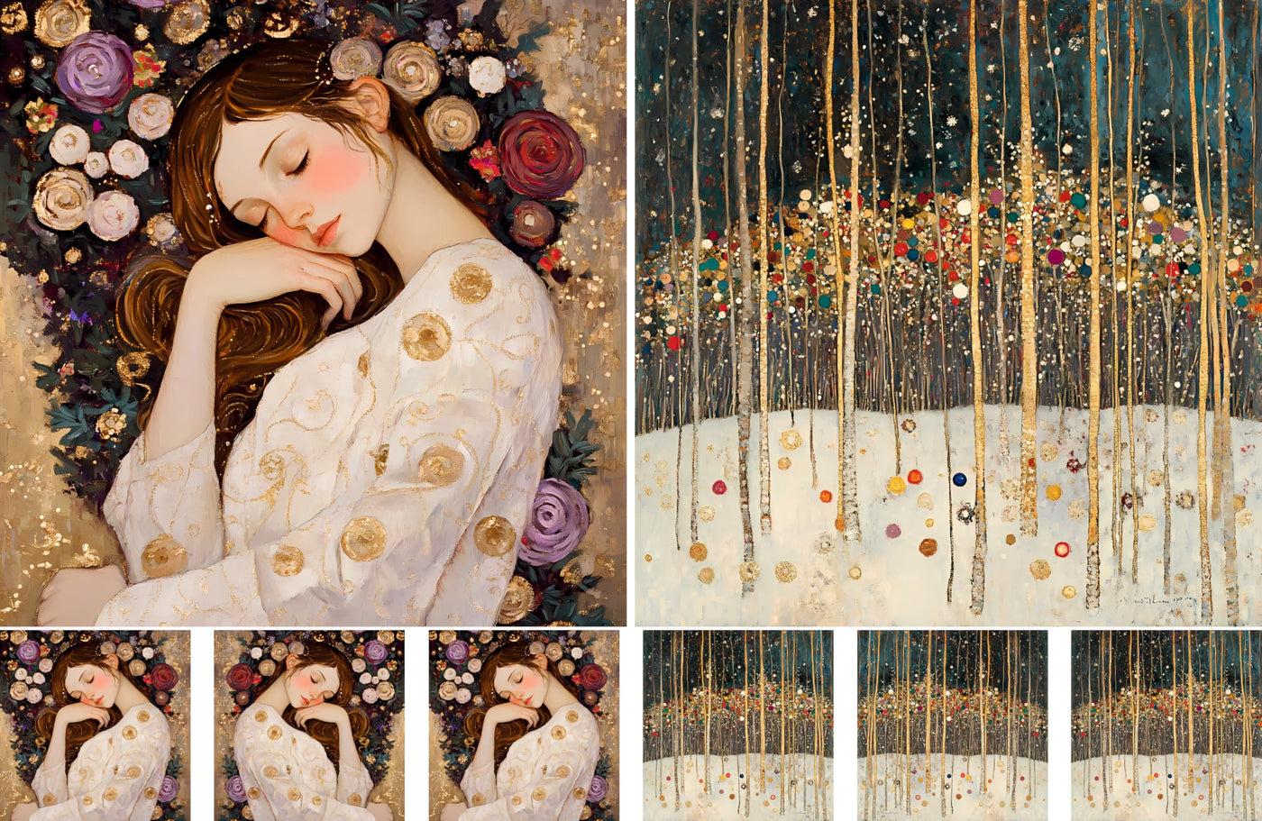 Decoupage Rice Papers - 4 Sheets | 32 Pieces | 8 Unique Designs | Versatile Designs for Art Projects & Crafting by CRAFT KREATIVELY