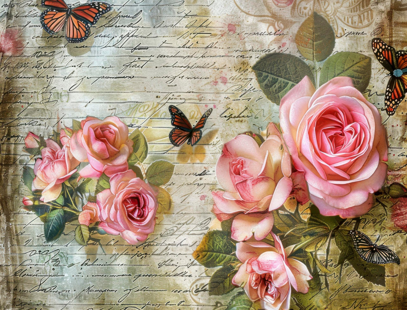 Decoupage Rice Papers - 6 Pieces | 6 Unique Designs | Versatile Decoupage Designs for Art Projects & Crafting by CRAFT KREATIVELY