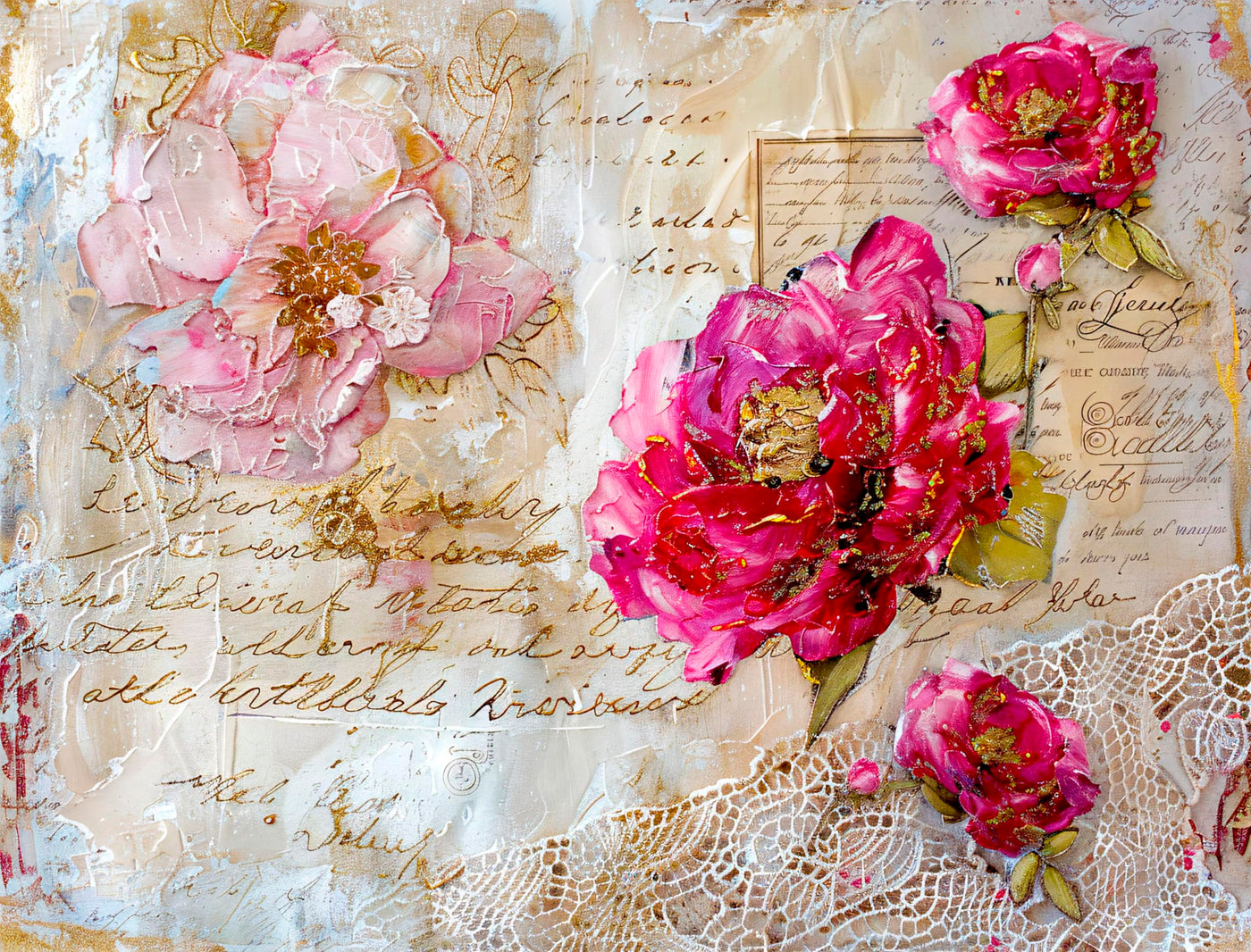 Decoupage Rice Papers - 6 Pieces | 6 Unique Designs | Versatile Decoupage Designs for Art Projects & Crafting by CRAFT KREATIVELY