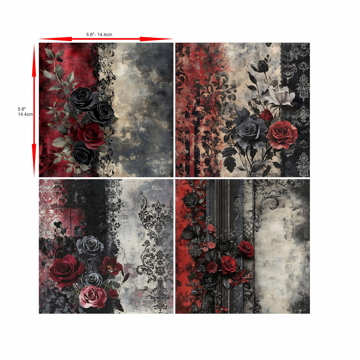 Scenic Rice Papers – Decoupage Paper 8x Designs for Collage, Mixed Media, Card Making & Crafts, Decoupage by CRAFT KREATIVELY